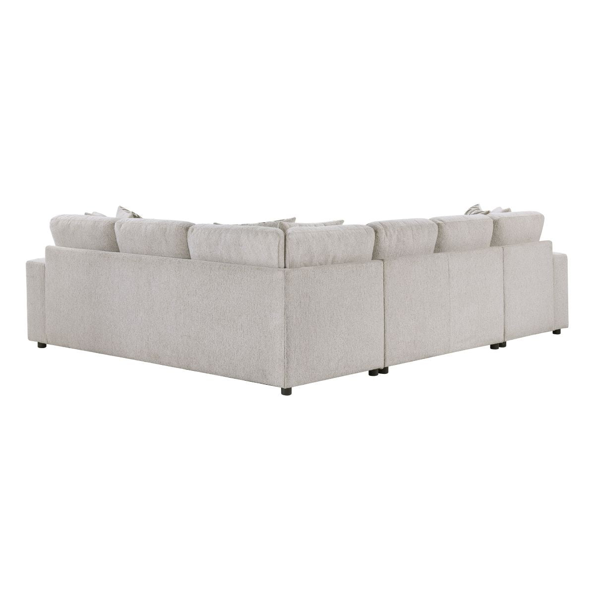 Myrtle - 3 Piece Sectional With Pull-Out Bed And Hidden Storage - Beige