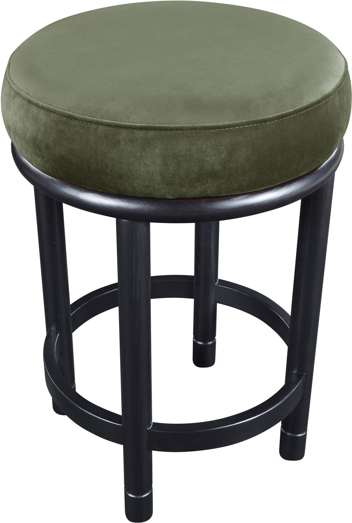 Monette - Counter Stool With Black Base