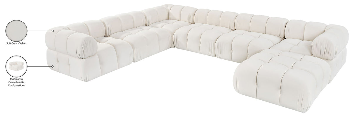 Orin - 7 Piece Modular Sectional (3 Modular Chairs, 3 Corner Chairs & Ottoman)