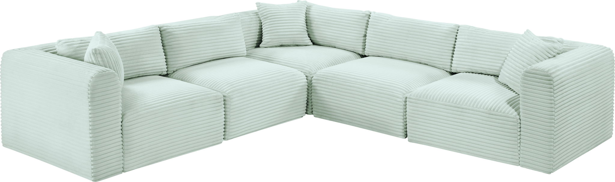 Shaggy - 5 Piece Modular Corner Sectional