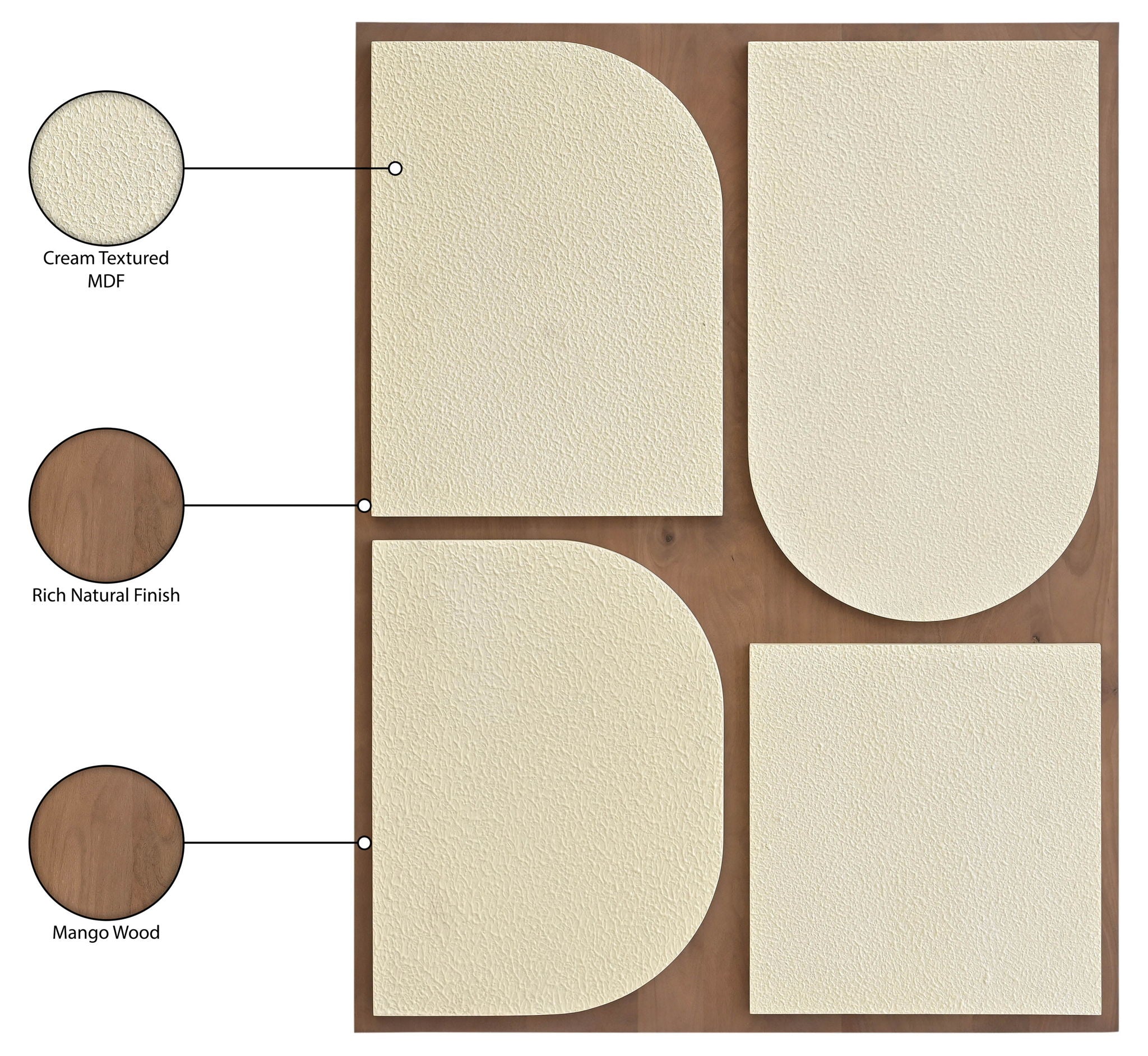 Icon - Mango Wood Wall Decor