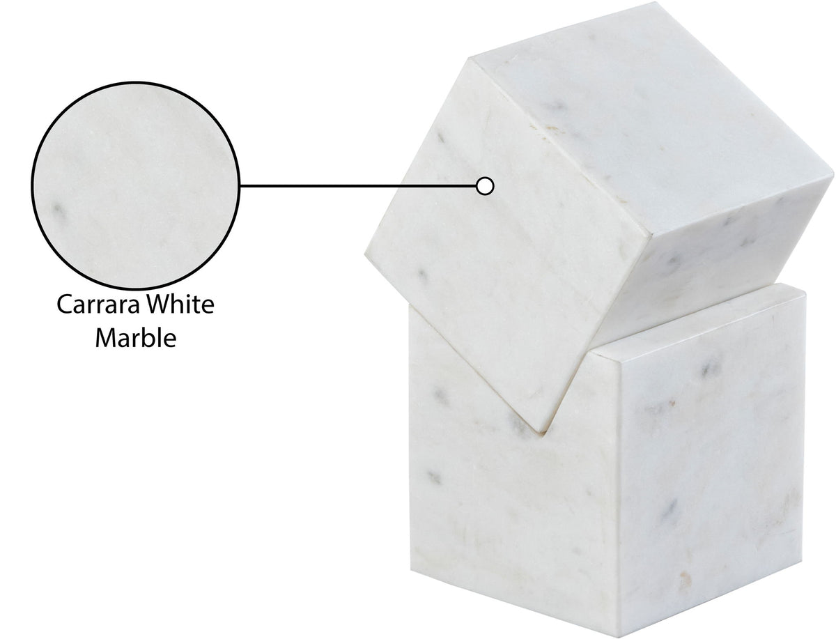 Quad - Marble Decorative Cube