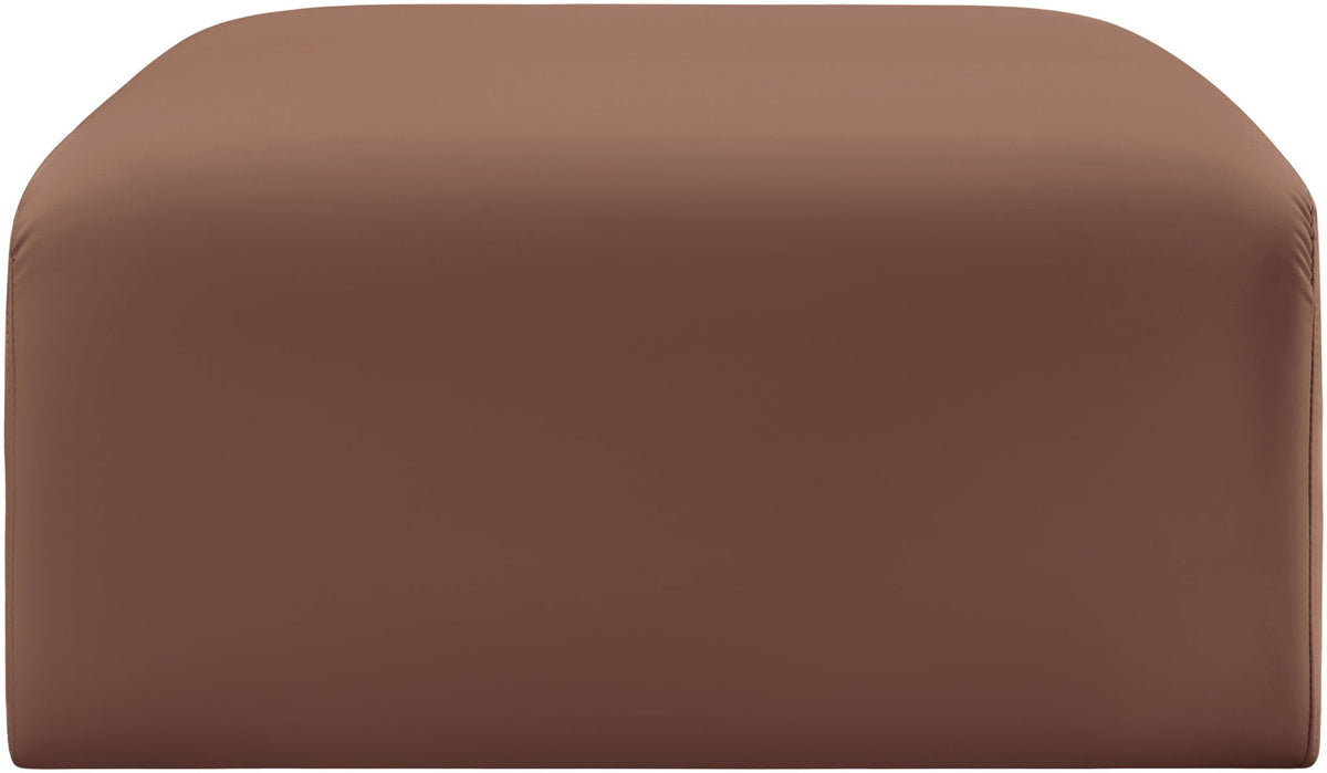 Arc - Faux Leather Ottoman