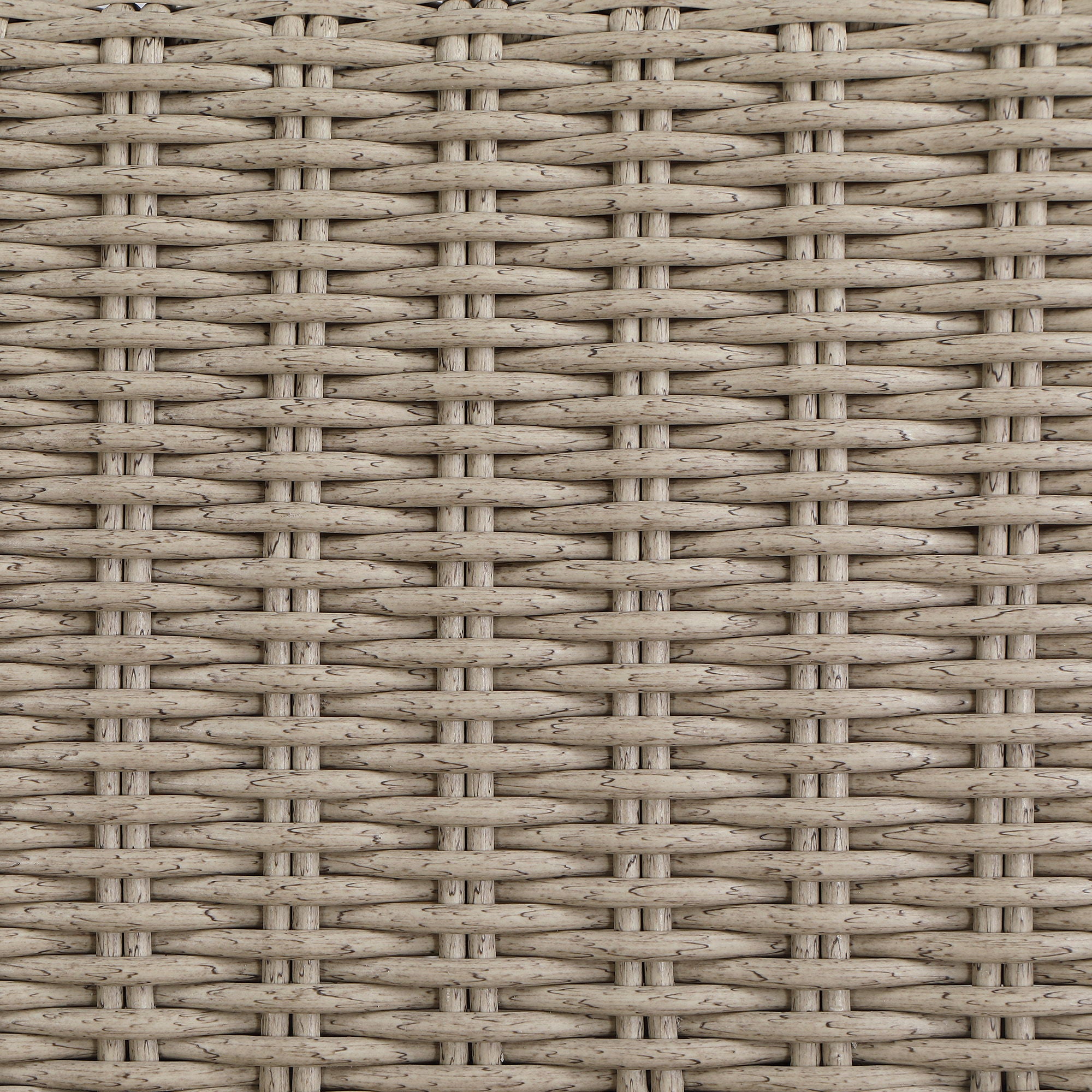 Seacrest - Olefin Water Resistant Fabric And Wicker Outdoor Patio Swivel Chair