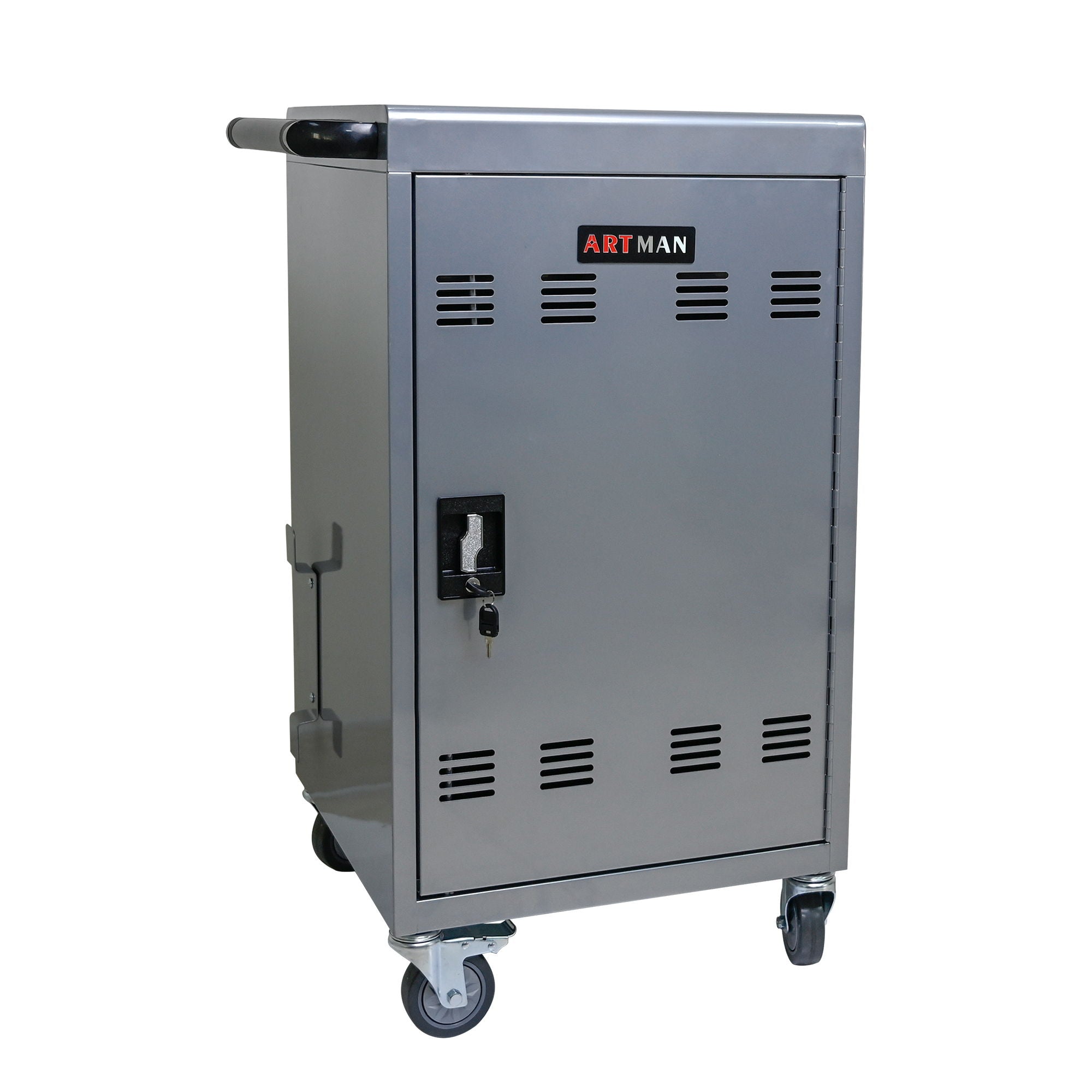Mobile Charging Cart Station For book, Tablet And Laptop Computer With Power Strip Included