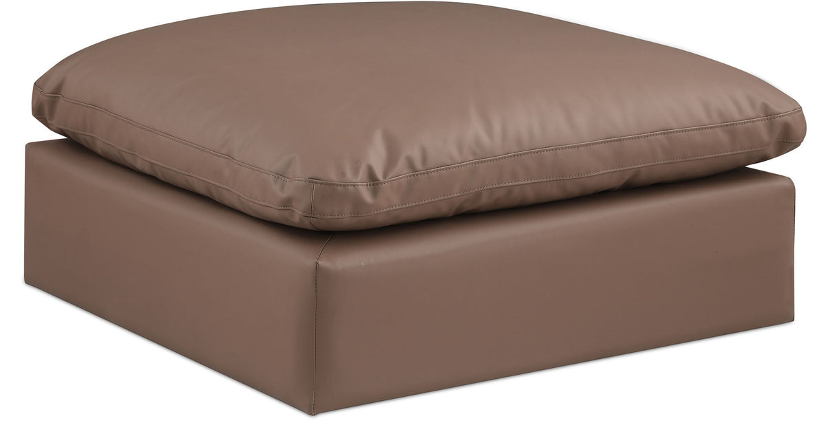 Comfy - Faux Leather Ottoman