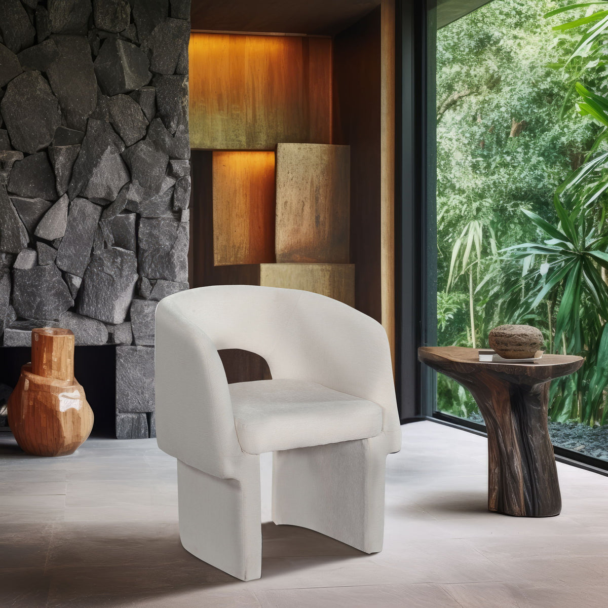 Emmet - Chenille Dining Chair / Accent Chair