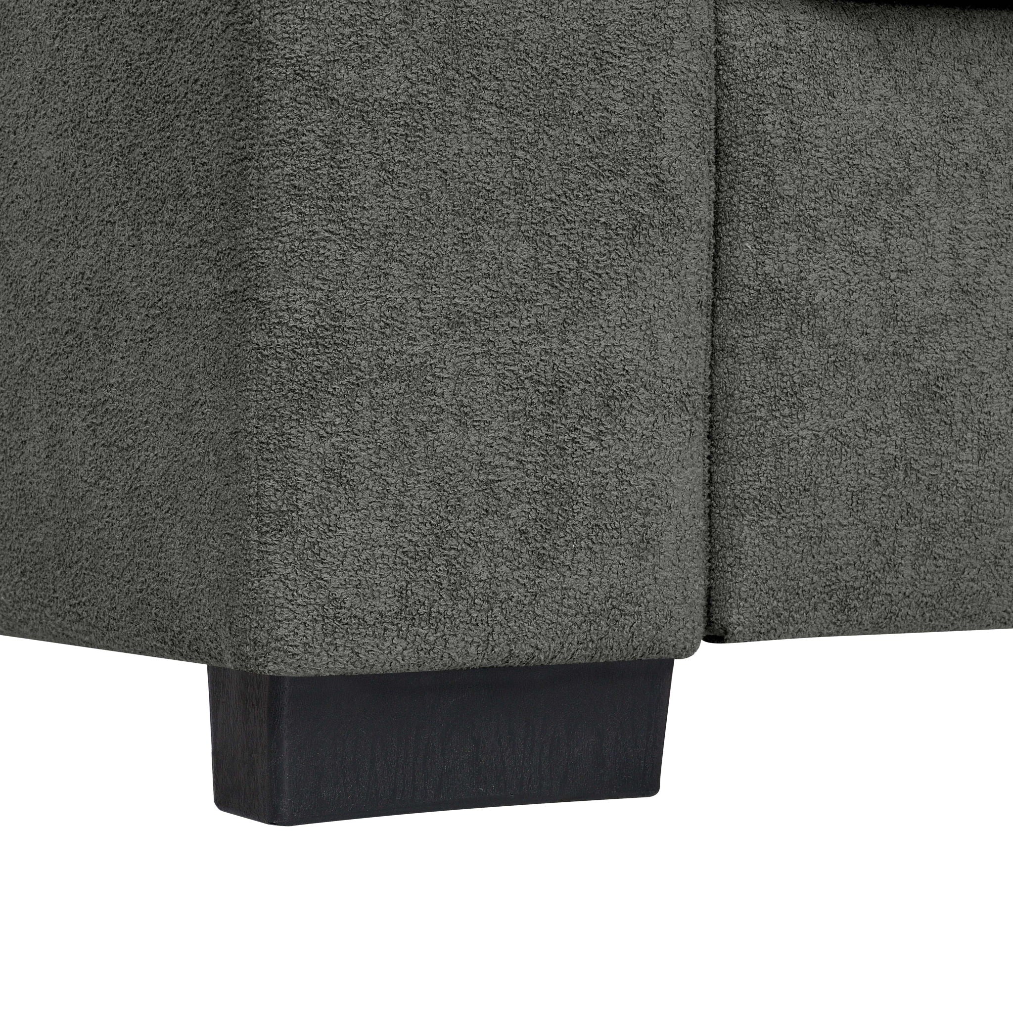 Upholstered Sofa With Toss Pillows - Dark Gray