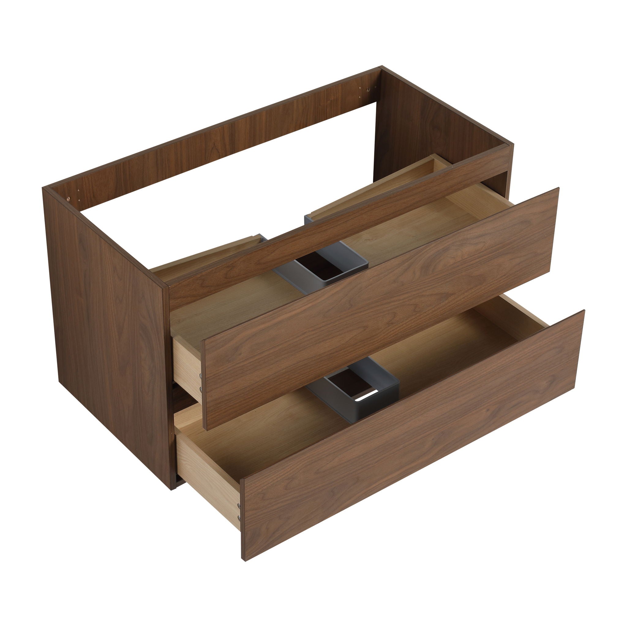 Wall Mounted Bathroom Vanity & Sink, 2 Soft Close Drawers