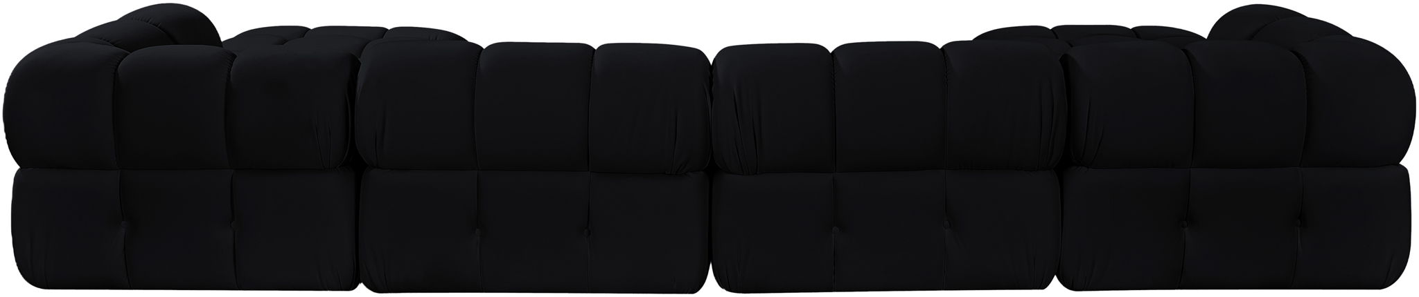 Orin - Velvet 6 Piece Modular Double Chaise Sectional