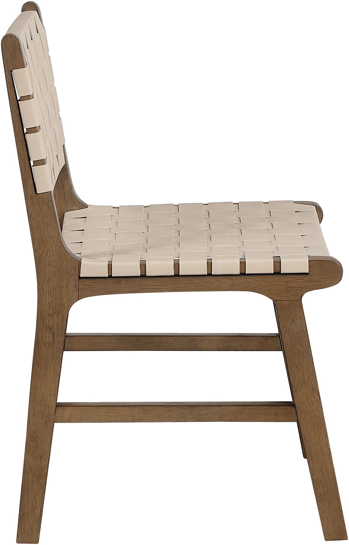 Entwine - Vegan Leather Upholstered Dining Chair - Painted Brown