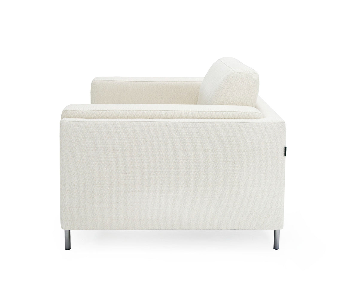 Schmidt - Modern Off White Fabric Chair
