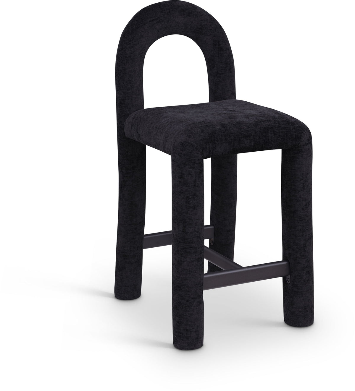 Amari - Chenille Fabric Stool