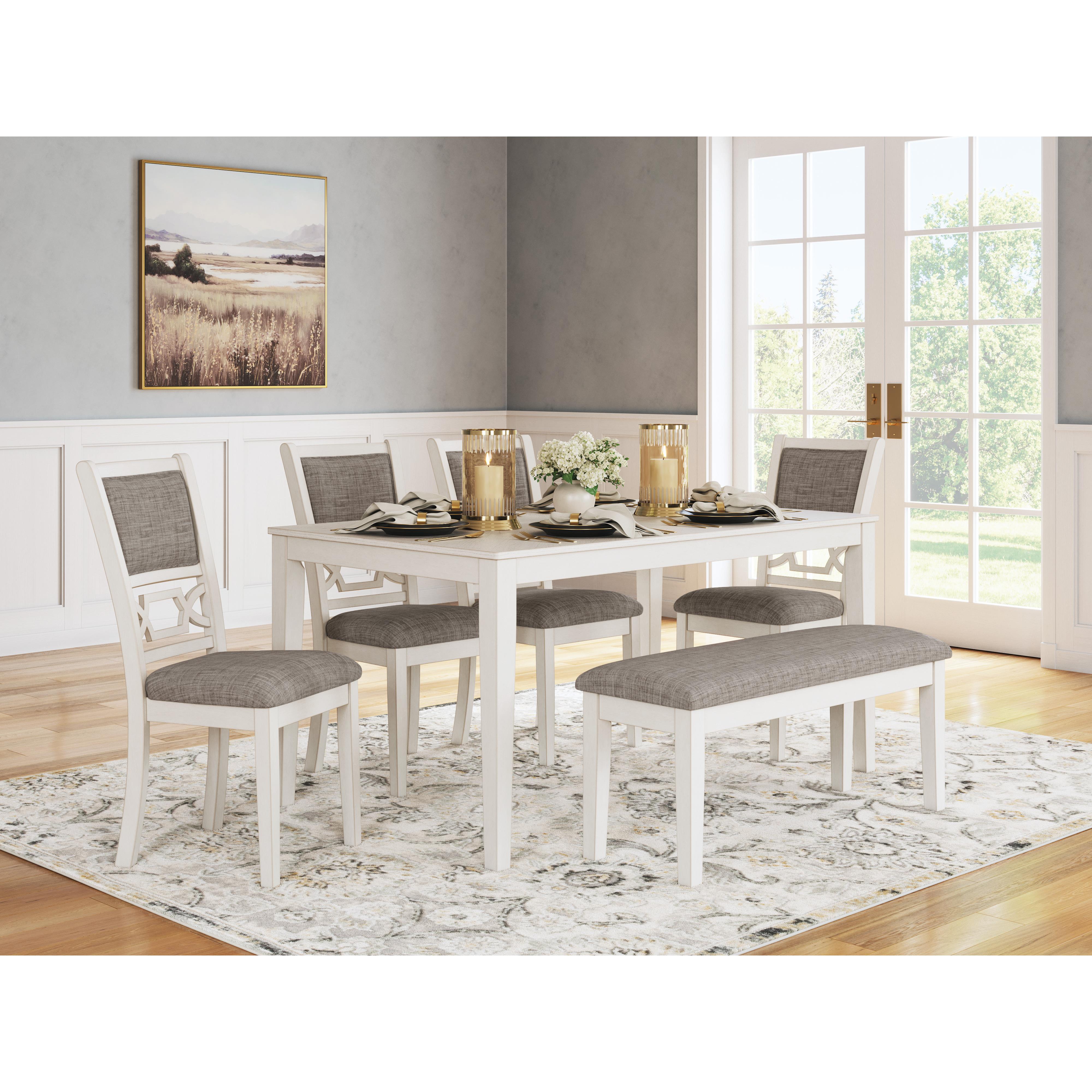 Diamond Modern Furniture Exclusive Design Erinberg 6 pc Dinette D423-325 IMAGE 4