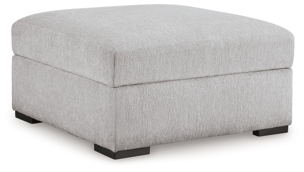 Gabyleigh - Ottoman With Storage - Nickel