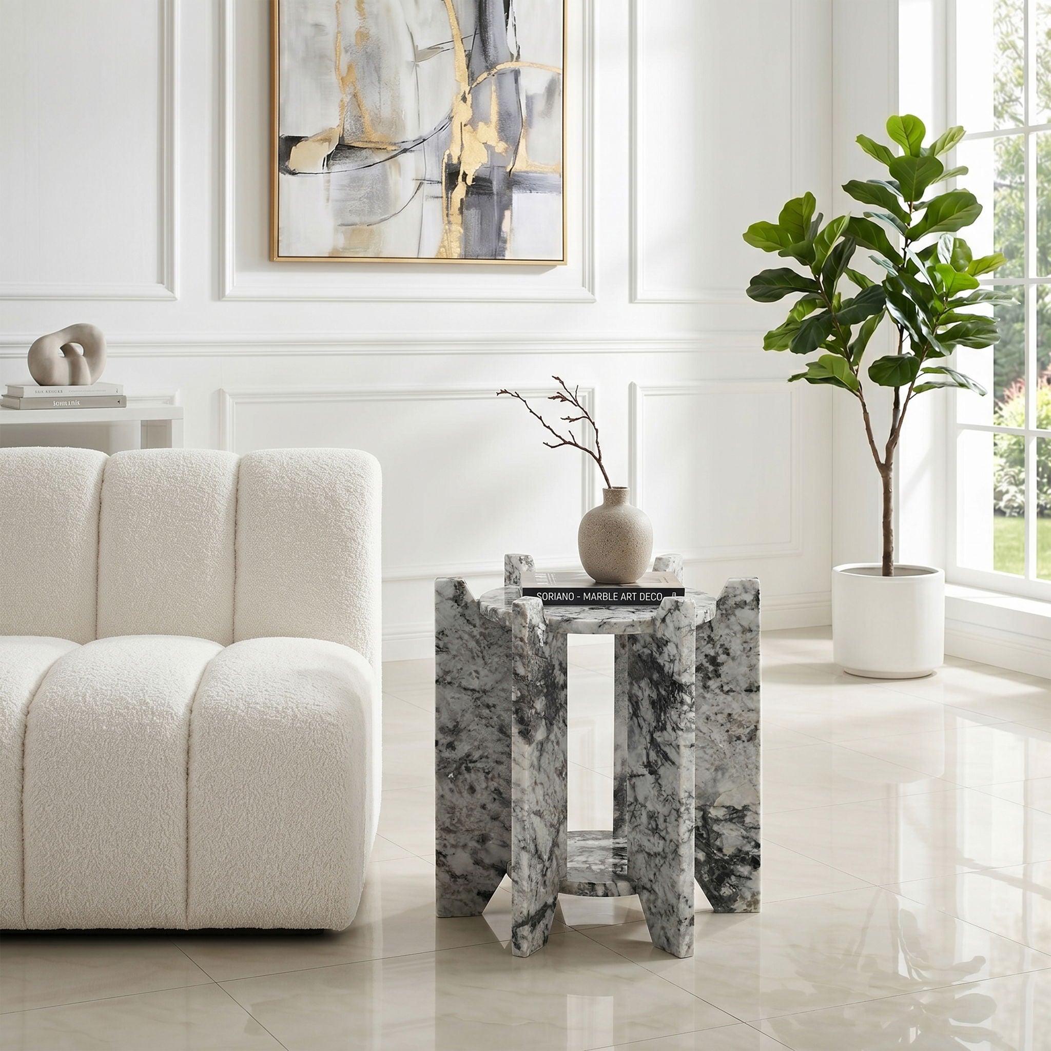 Soriano - Genuine Marble Table