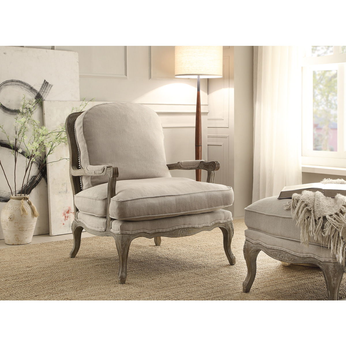 Parlier - Accent Chair - Natural