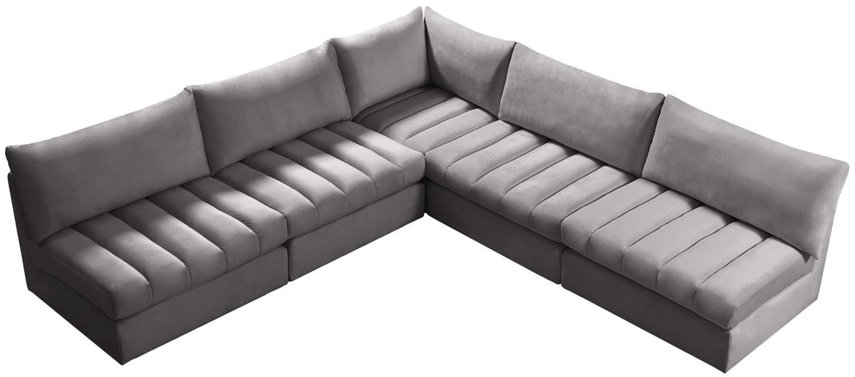 Jacob - Modular Corner Armless Sectional 5 Piece