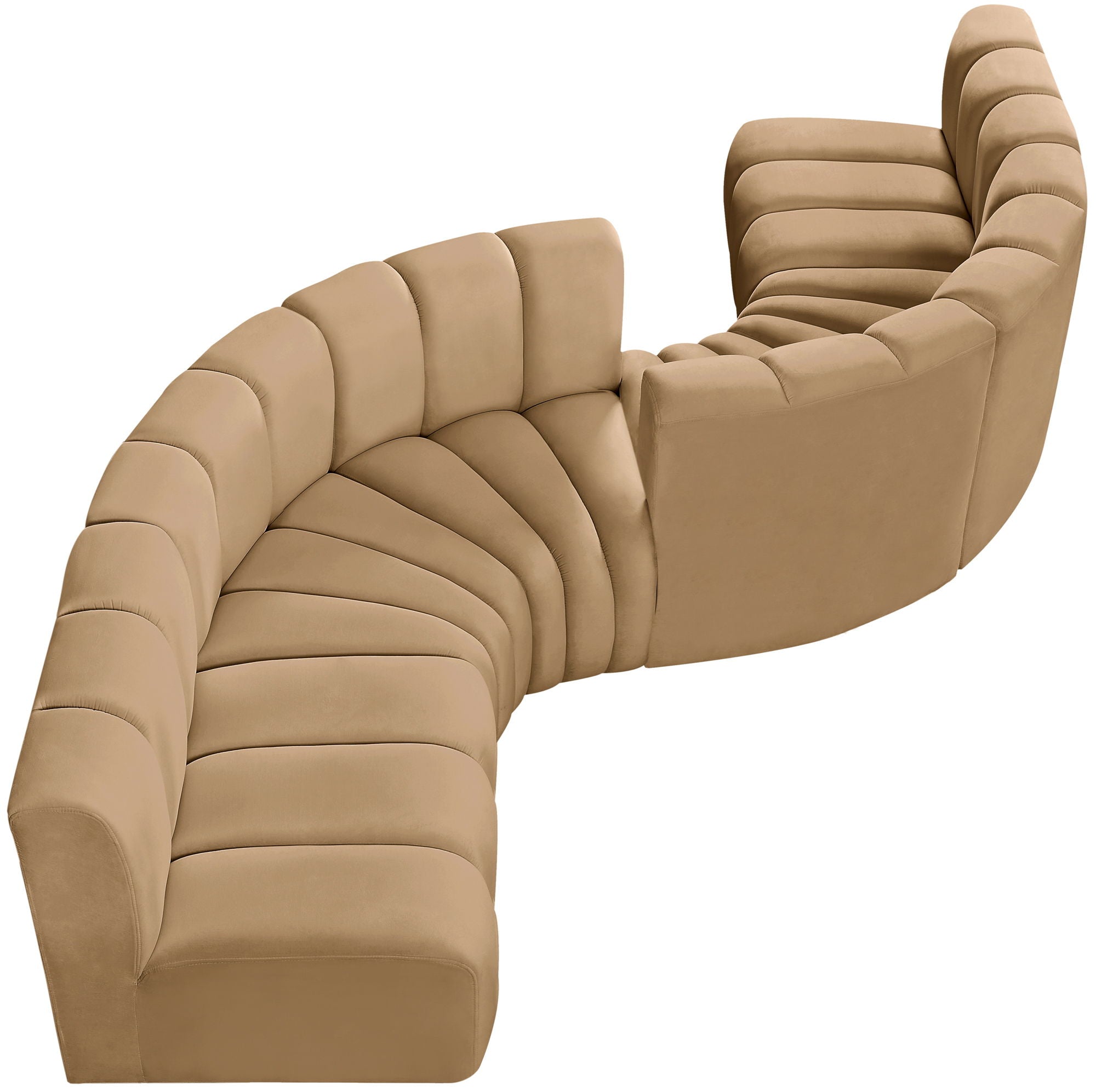 Arc - Velvet 6 Piece Modular Sofa