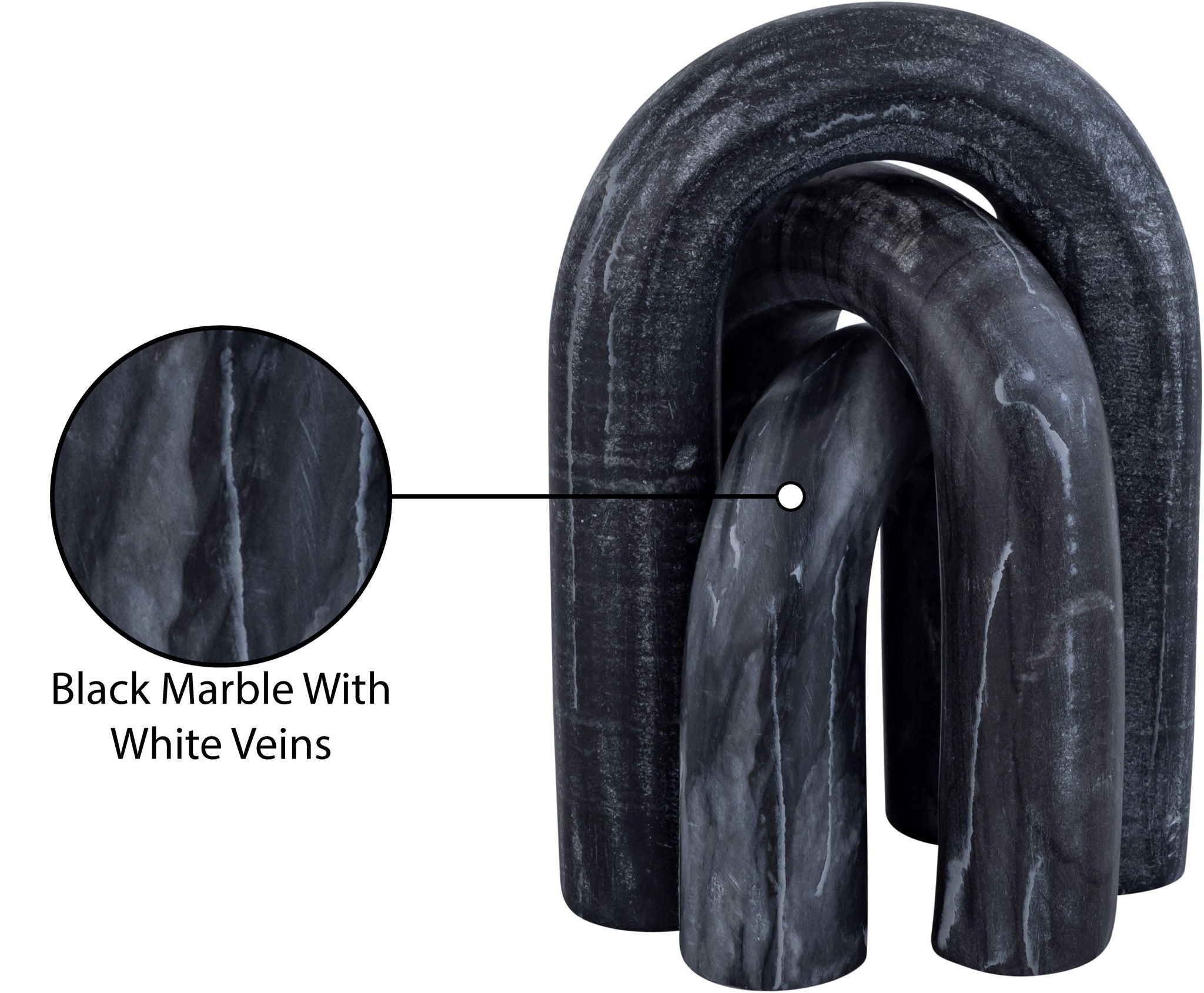 Arco - 3 Piece Marble Decorative Object