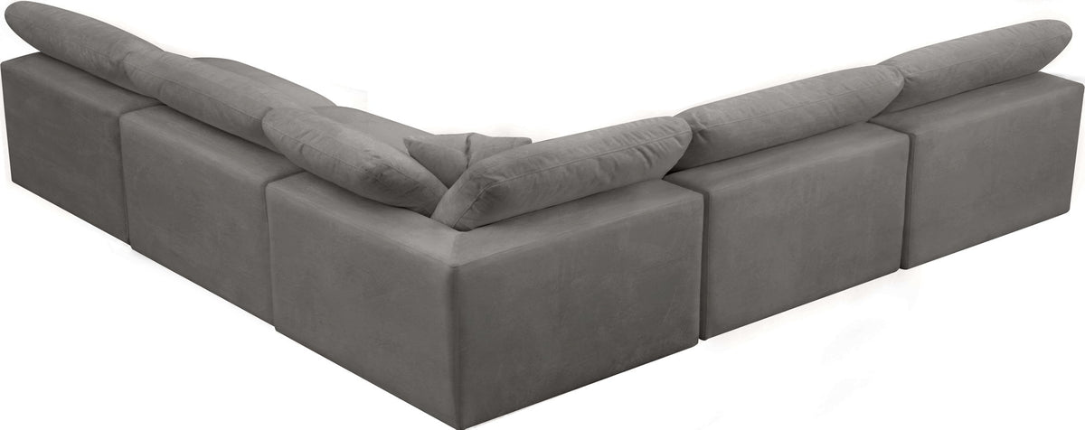 Cozy - 5 Piece Modular Corner Armless Sectional