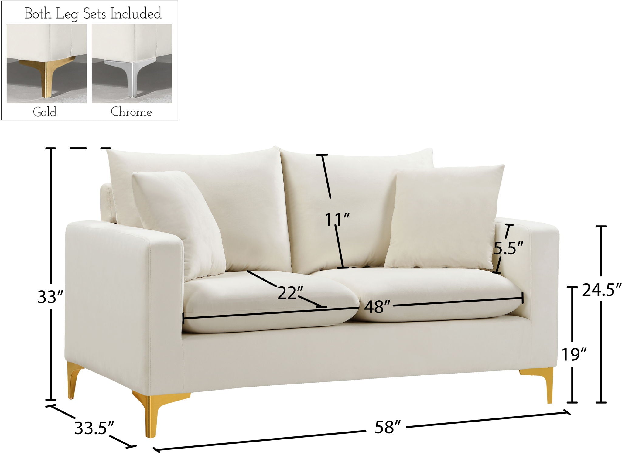 Naomi - Loveseat