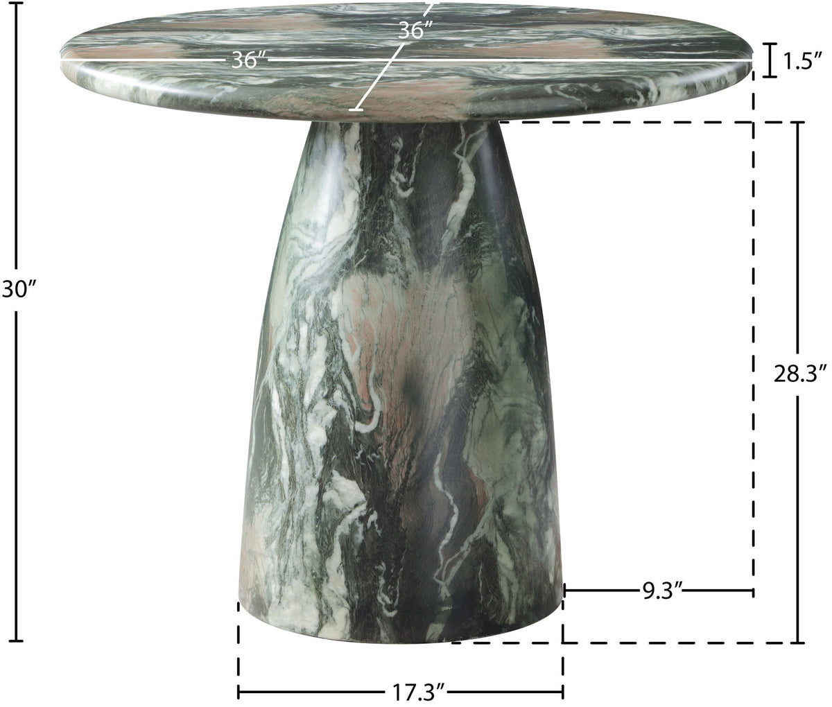 Cosenza - Round Concrete Dining Table