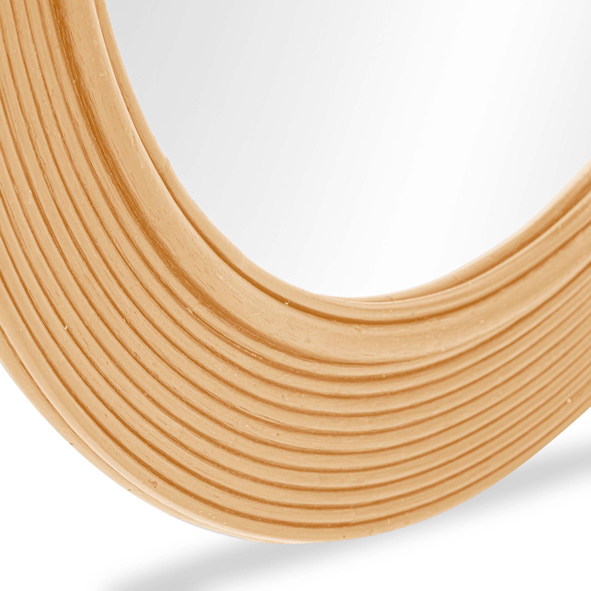 Tanya - Round Wall Mirror - Natural