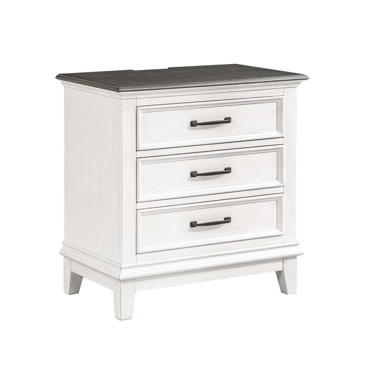 Chesterton - Nightstand - White / Brown