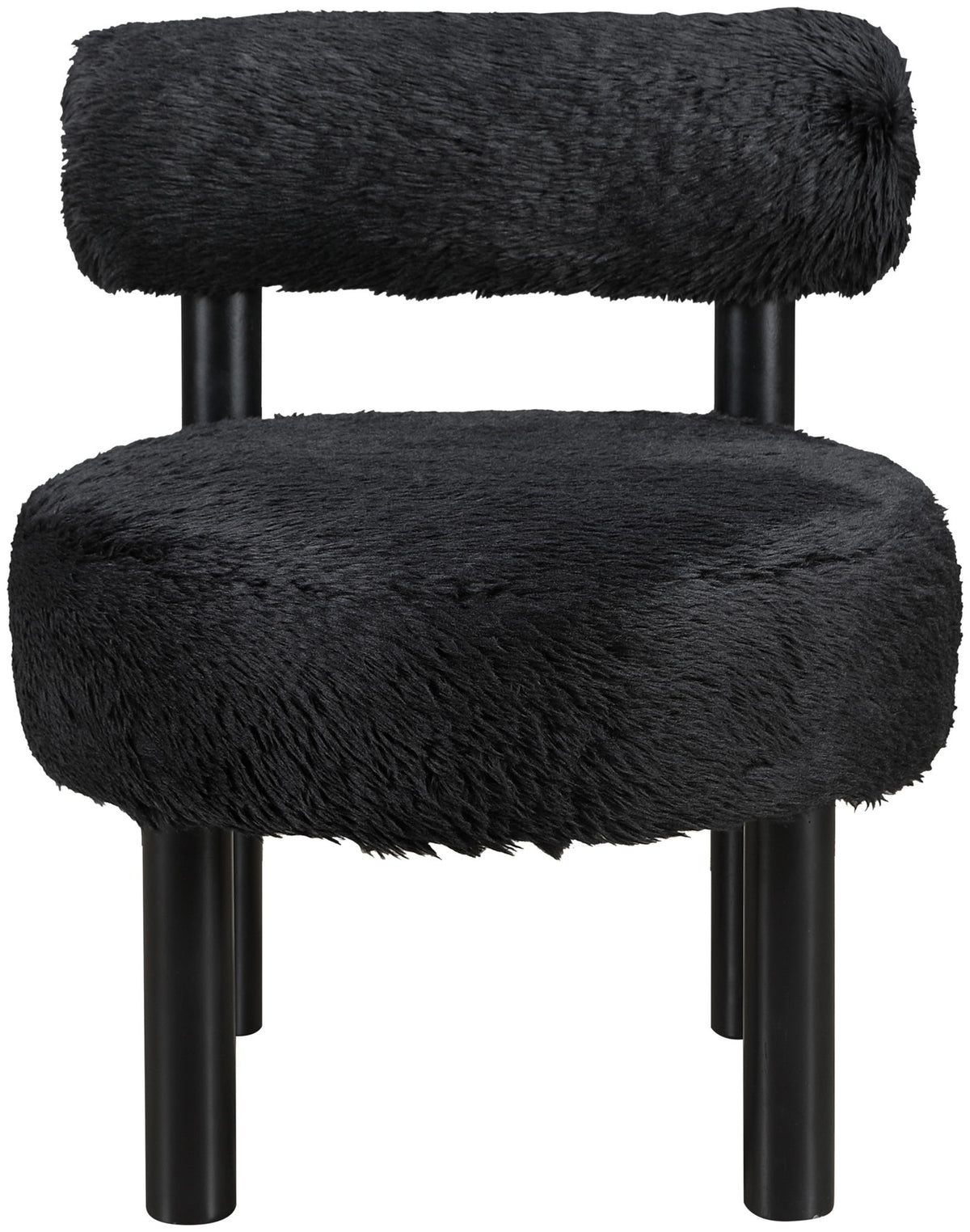 Ambre - Vegan Shearling Fabric Upholstered Accent Chair