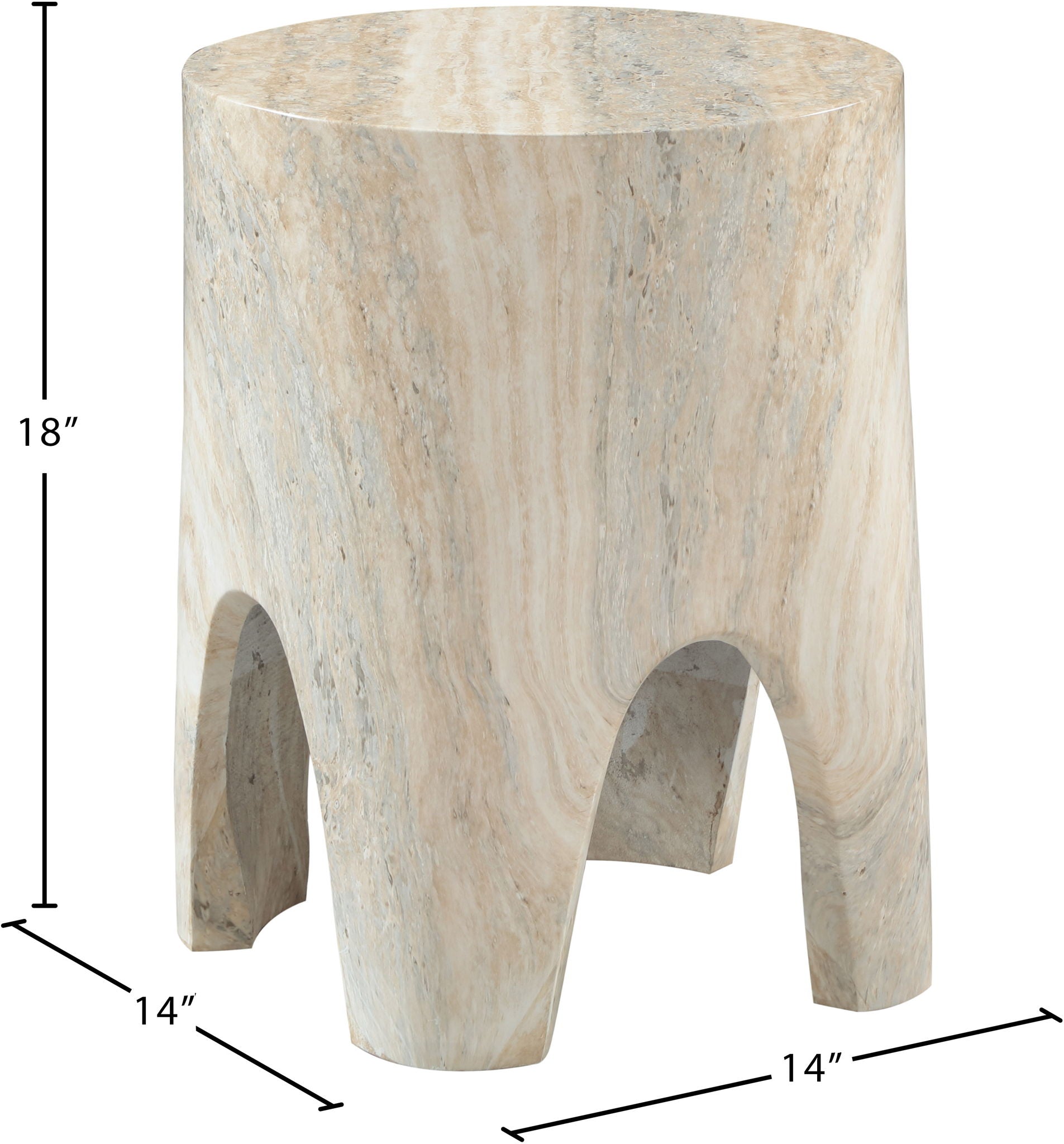 Foligno - Concrete End Table
