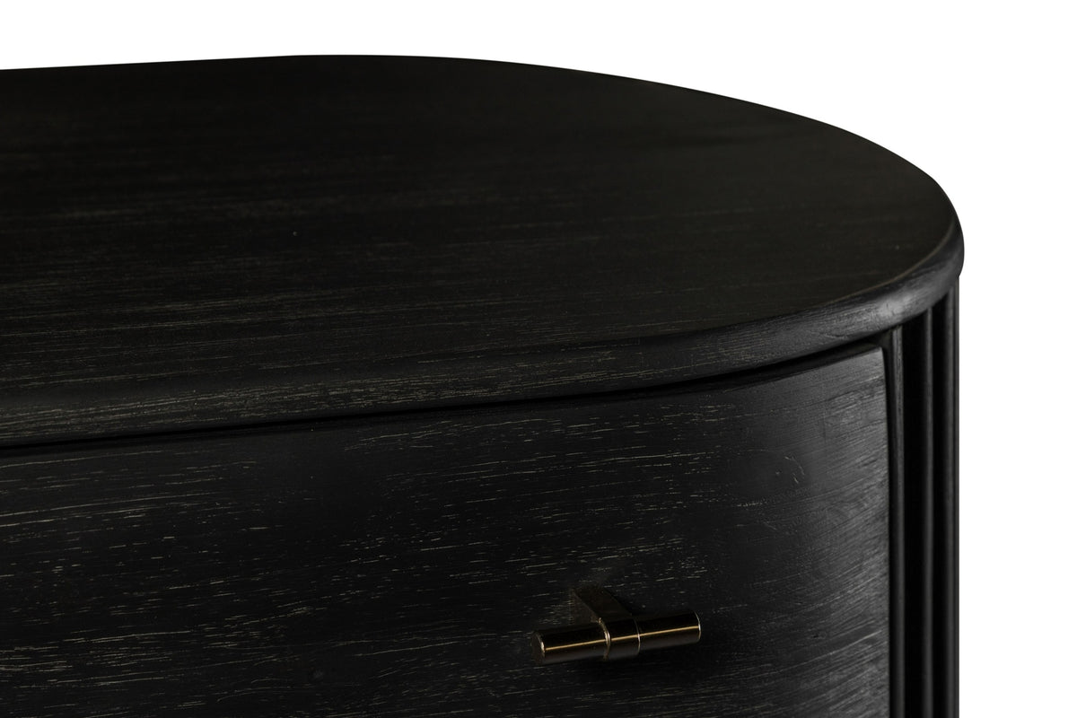 Fields - Modern Black Acacia Chest