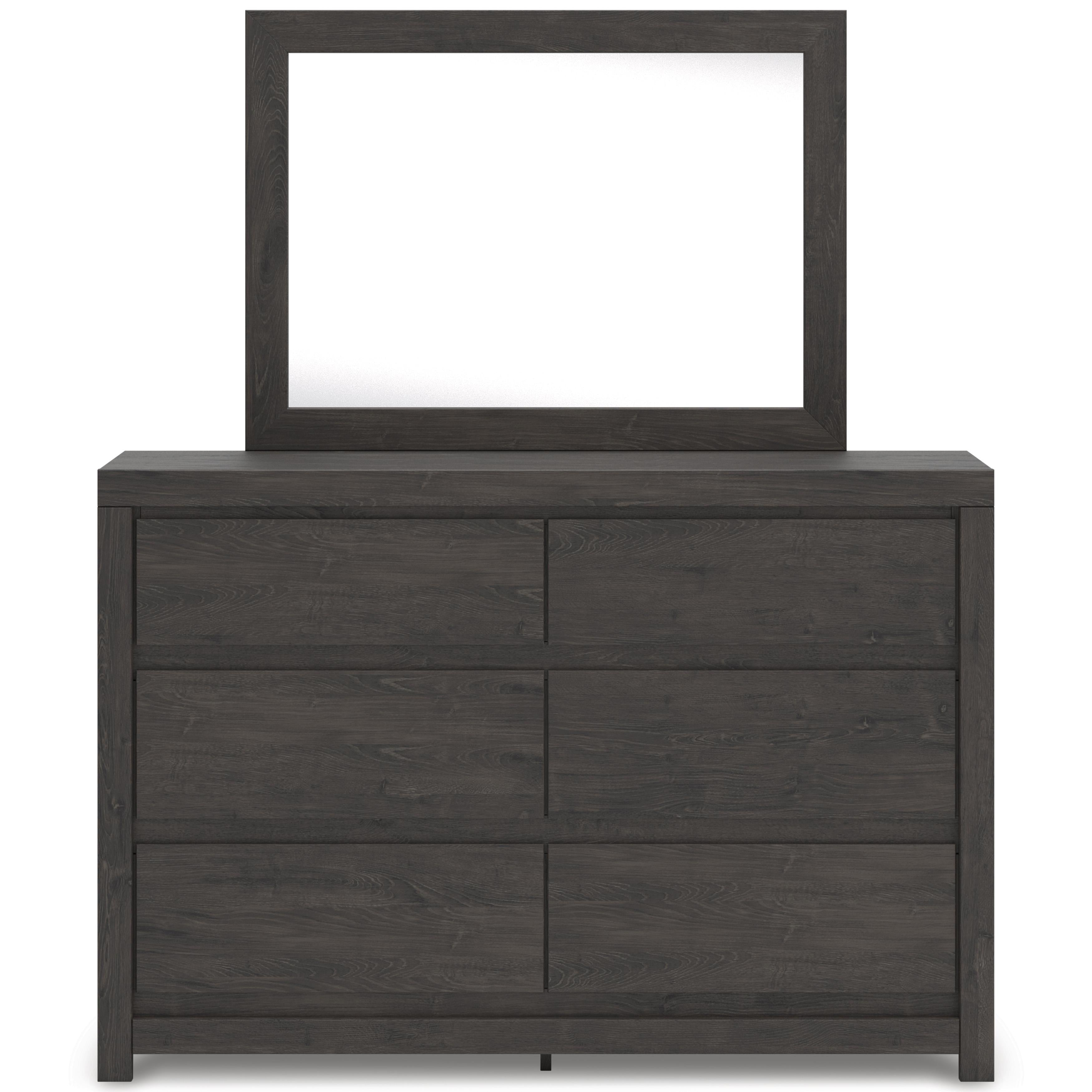 Signature Design by Ashley Fraluna 6-Drawer Dresser with Mirror PCB3370-31/PCB3370-36 IMAGE 3