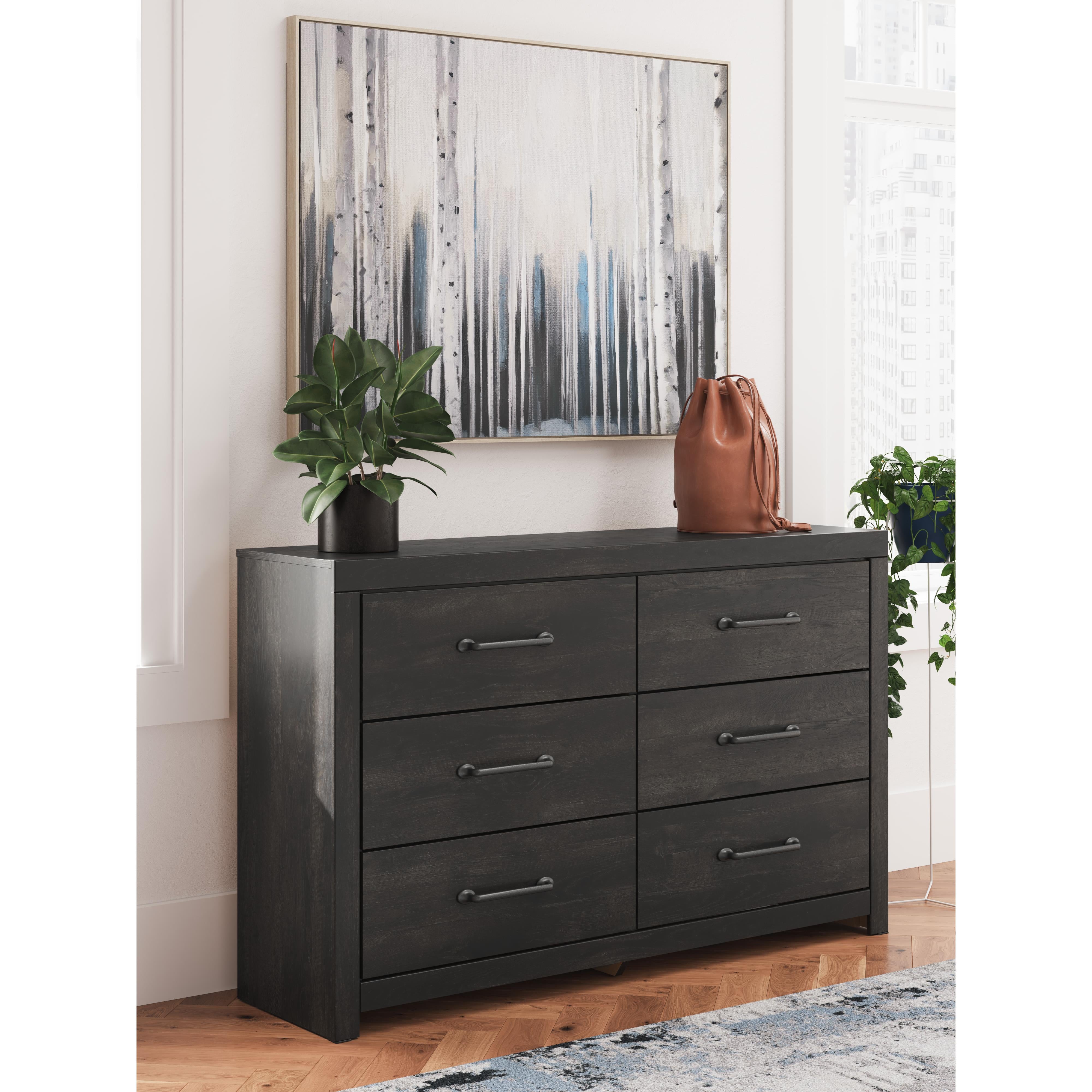 Diamond Modern Furniture Exclusive Design Hollivern 6-Drawer Dresser PCB2108-31 IMAGE 7