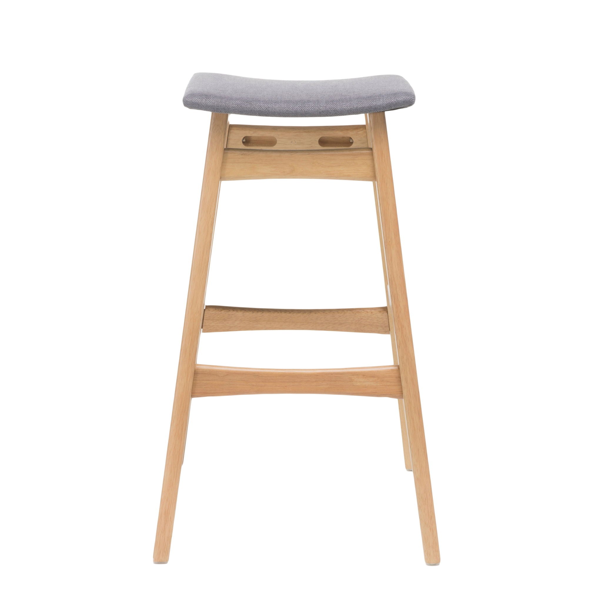 Modern Bar Stool Set With Upholstered Seating