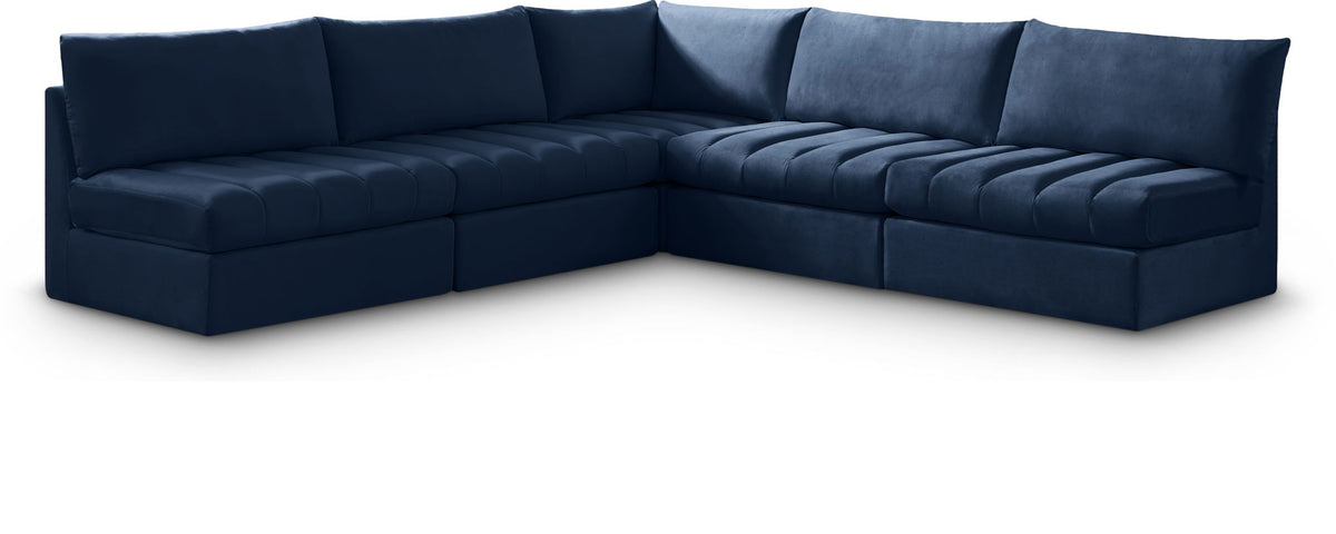 Jacob - Modular Corner Armless Sectional 5 Piece