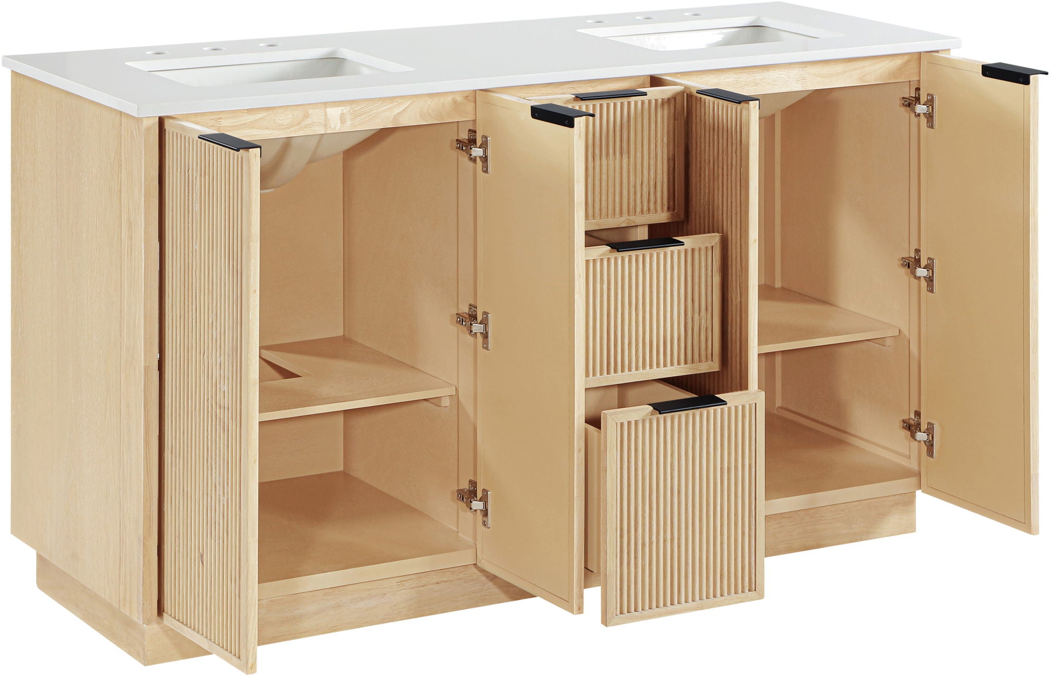 Willard - Engineered Stone And Solid Wood Bathroom Vanity
