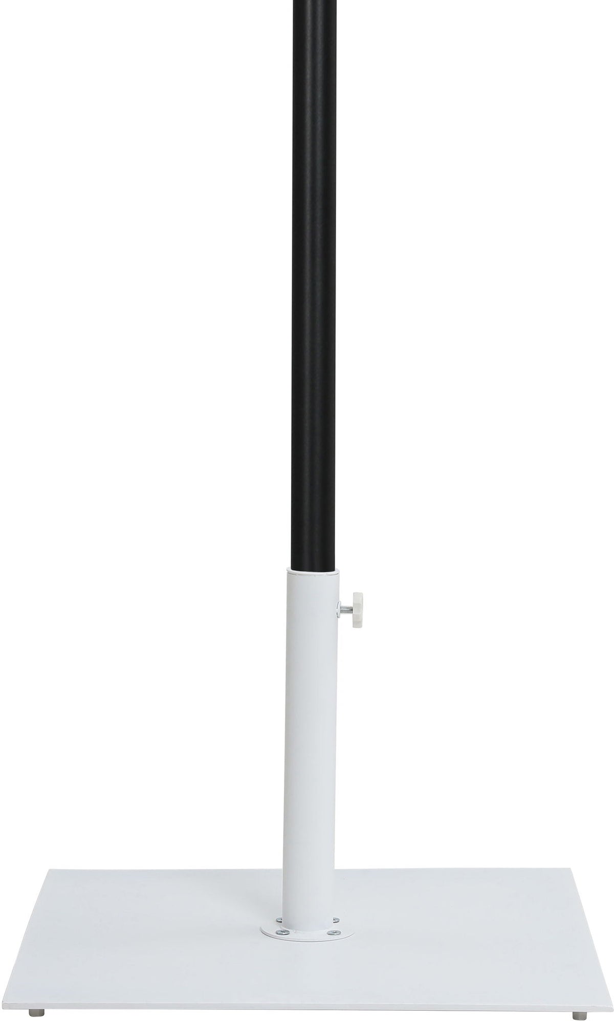 Amalfi - Aluminum Patio Umbrella - White Base / Black Pole