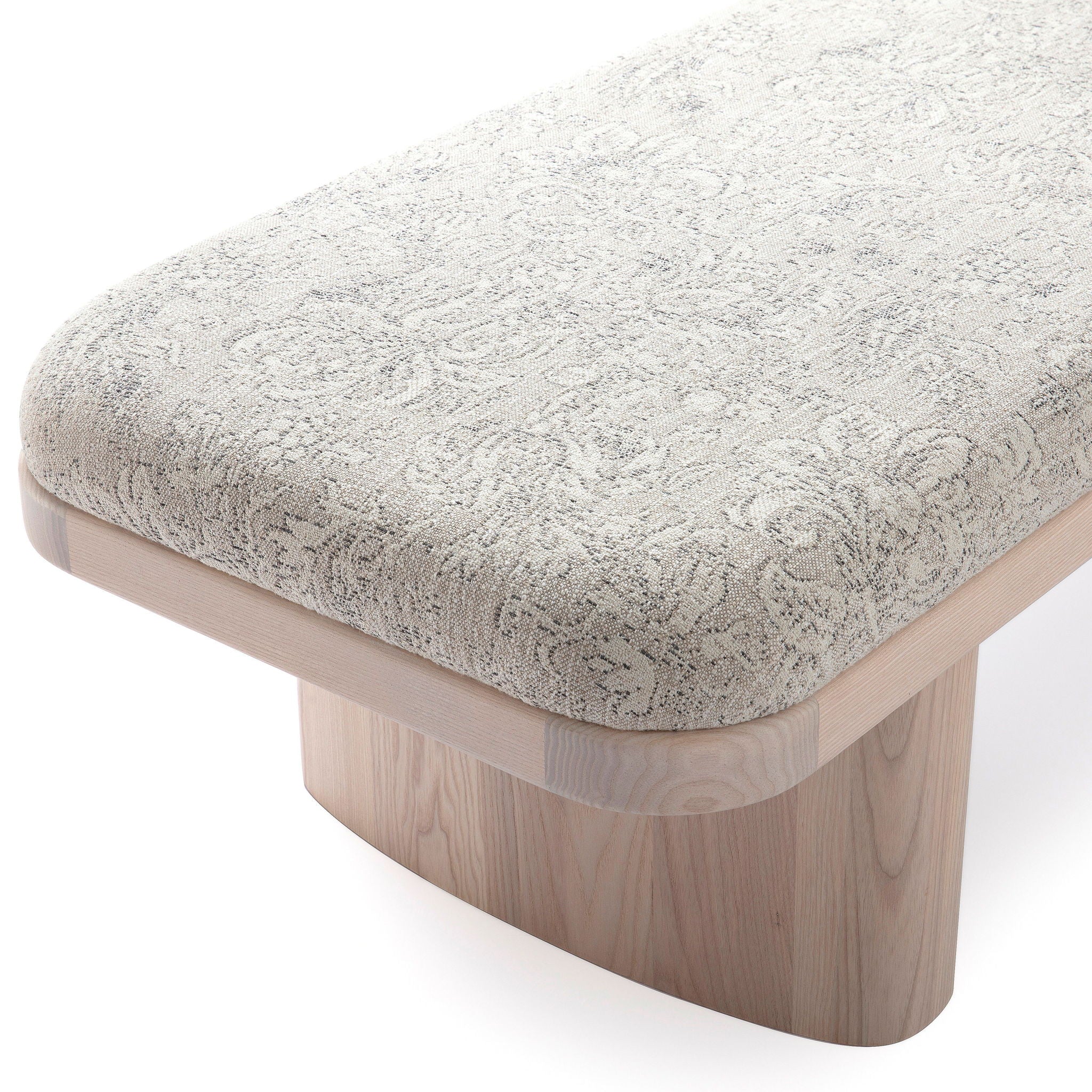 Ollie - Floral Jacquard Bench