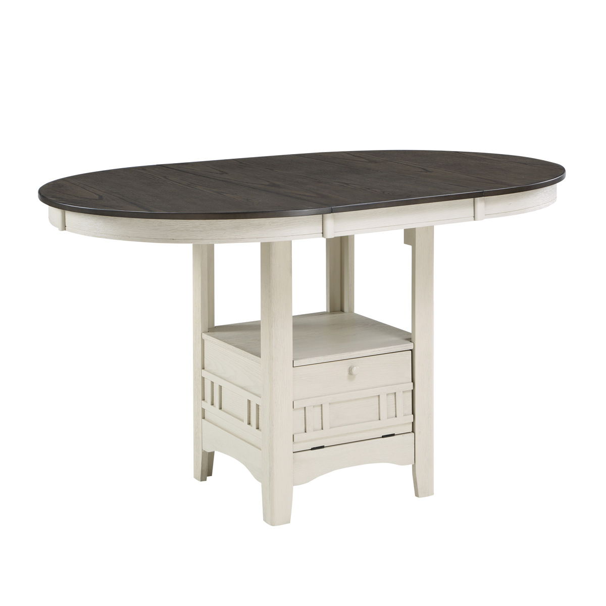 Junipero - Round / Oval Counter Height Table With Storage Base