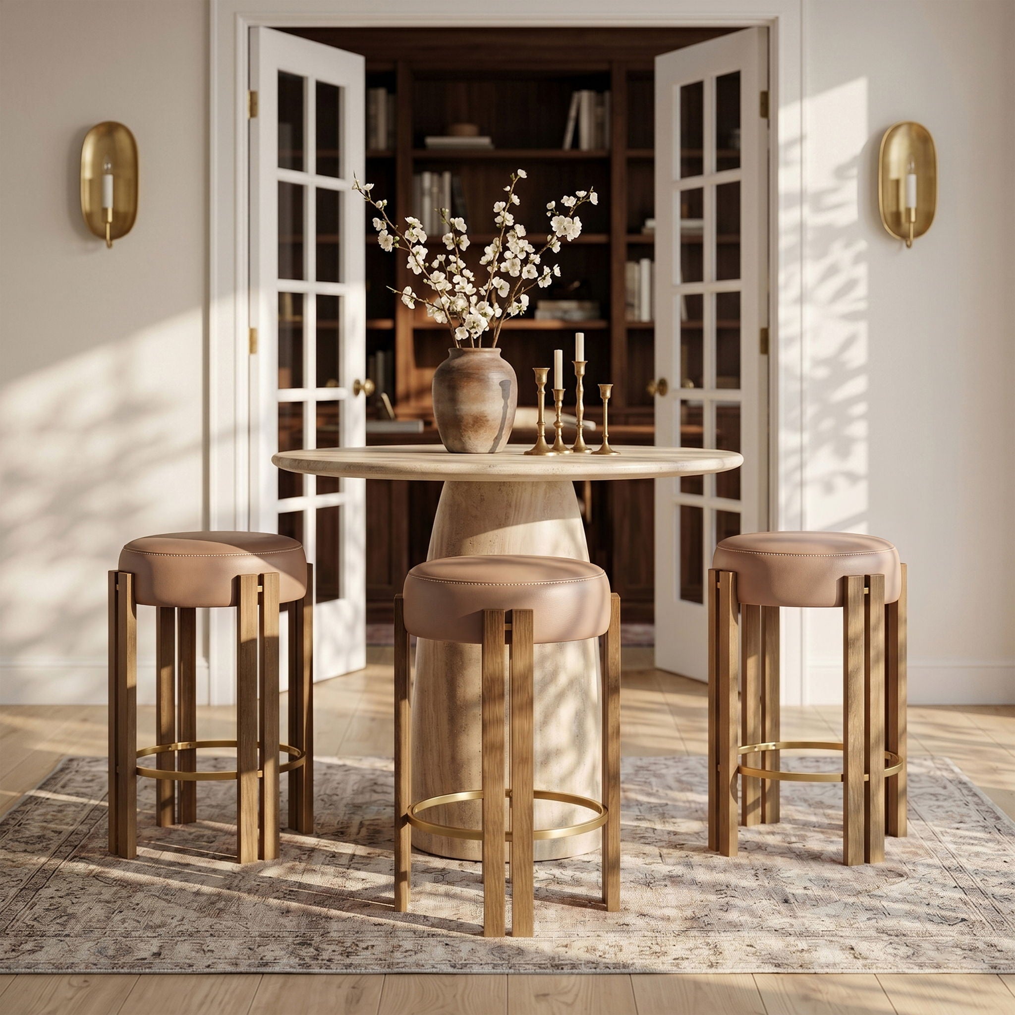 Harrison - Vegan Leather Counter Stool