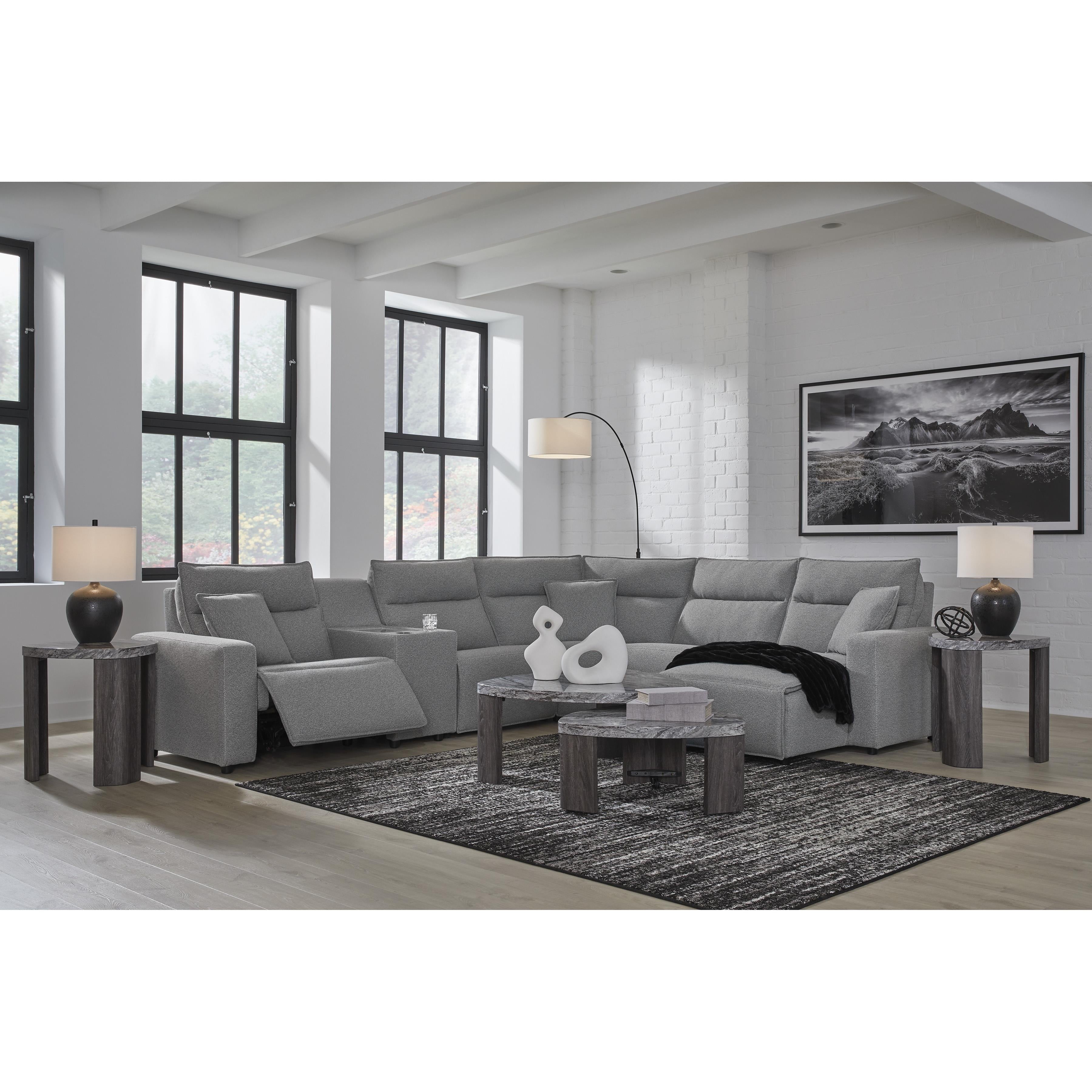 Signature Design by Ashley Modmax 65906S6 6 pc Power Reclining Sectional with Chaise IMAGE 3