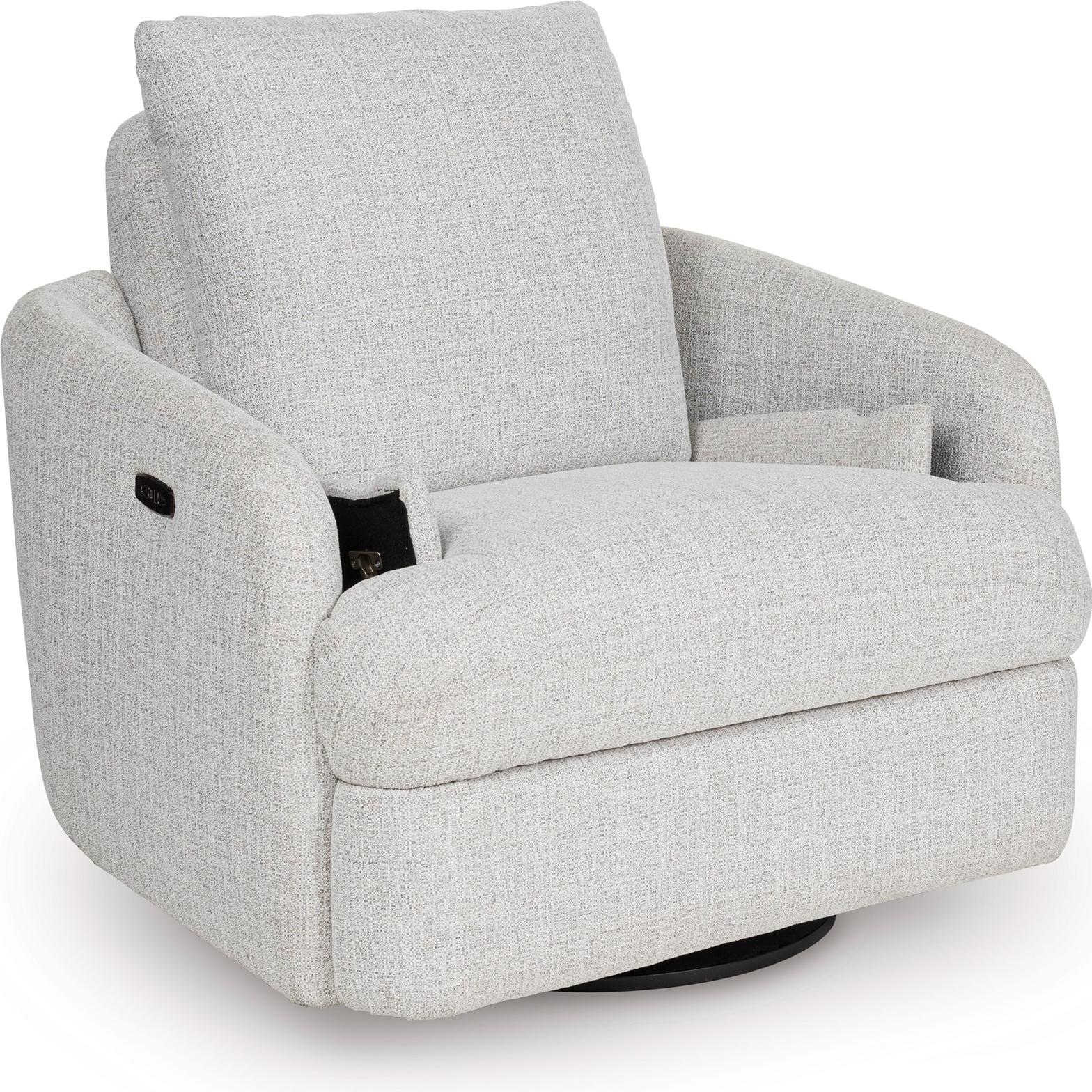 Diamond Modern Furniture Exclusive Design Alainmont Next-Gen Nuvella Swivel Recliner A3000739 IMAGE 4