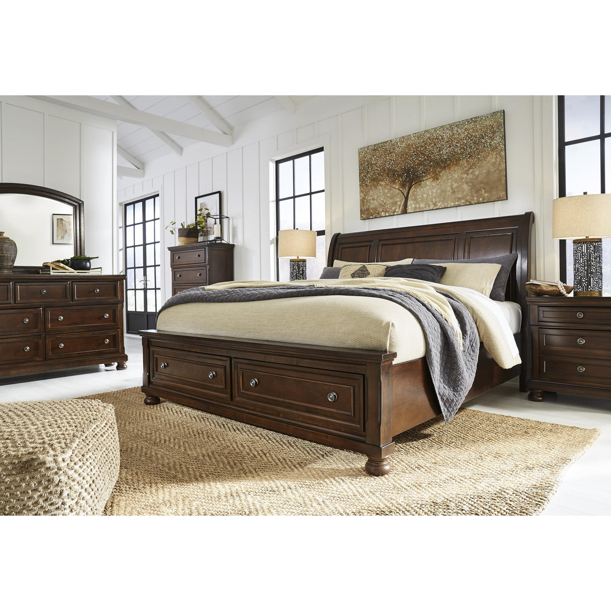 Millennium Porter King Sleigh Bed with Storage B697-178/B697-176/B697-299 IMAGE 7
