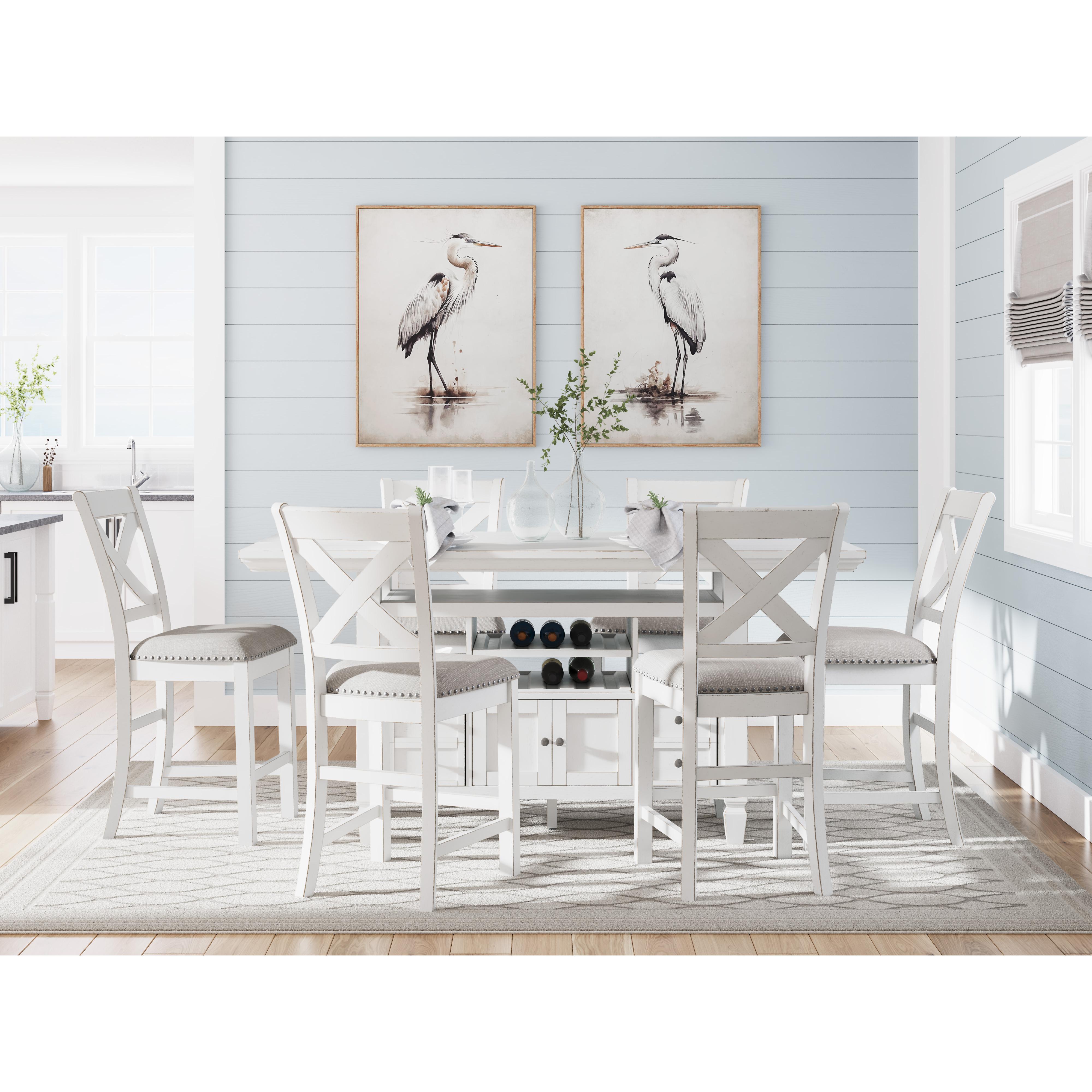 Diamond Modern Furniture Exclusive Design Robbinsdale Counter Height Dining Table with Pedestal Base D642-13B/D642-13T IMAGE 13