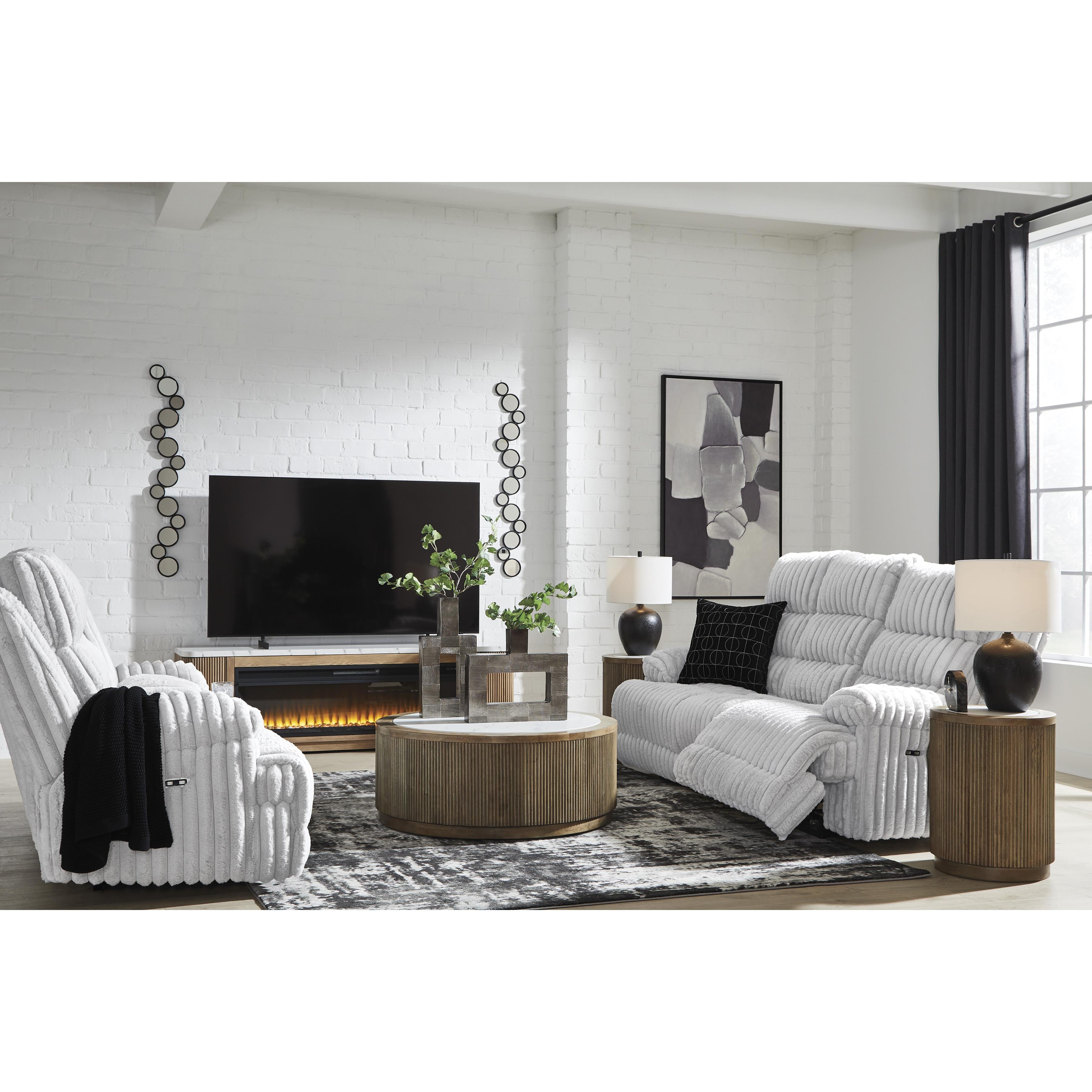 Diamond Modern Furniture Exclusive Design Rhines Falls Loveseat with Console PC4280496 IMAGE 15