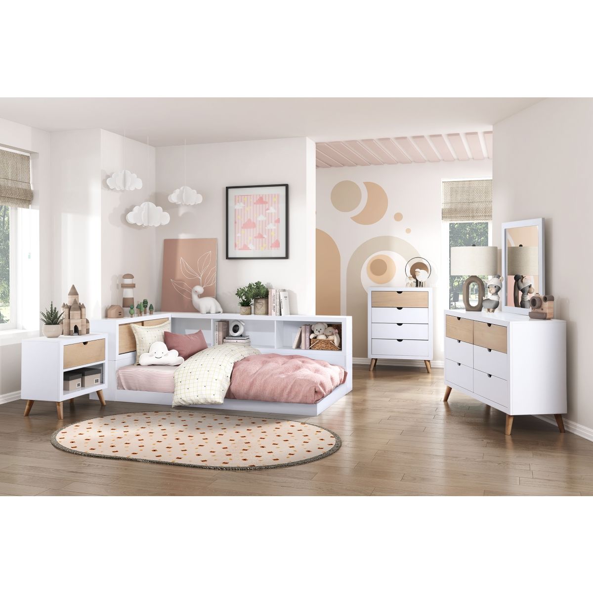 Asker - Nightstand - Brown