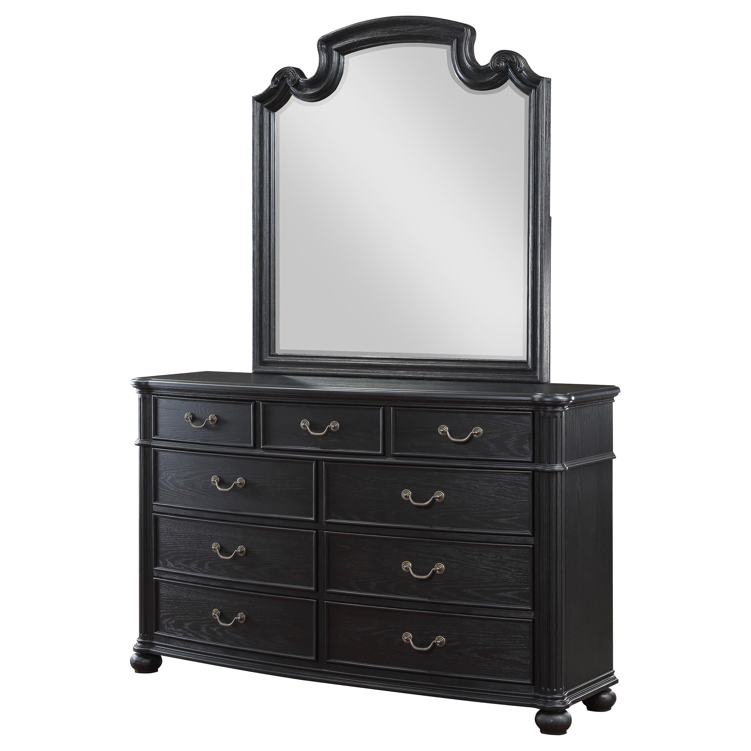 Coaster Furniture Celina 224763M 9-Drawer Dresser with Mirror - Black IMAGE 3