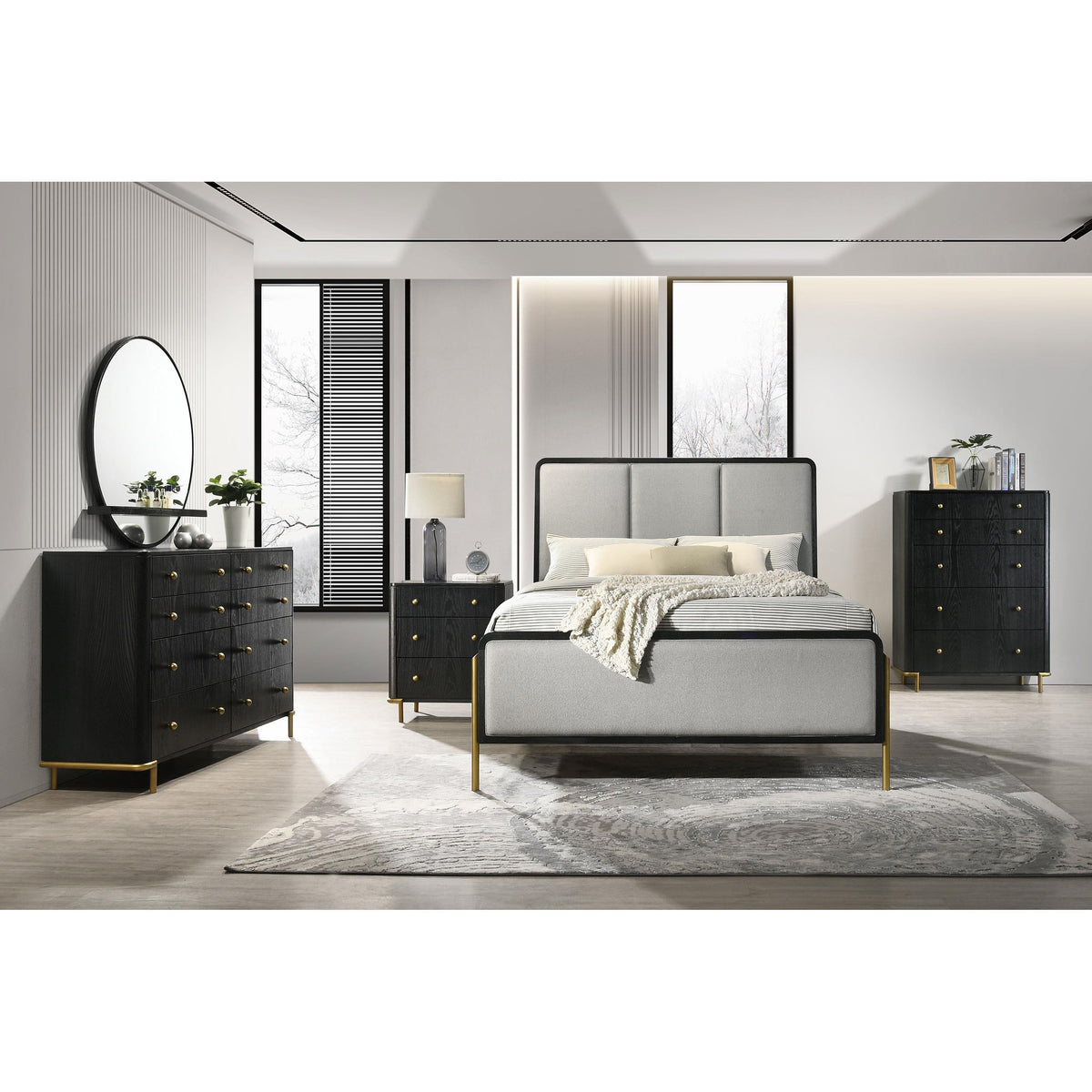 Arini 8-Drawer Dresser with Mirror 224333M