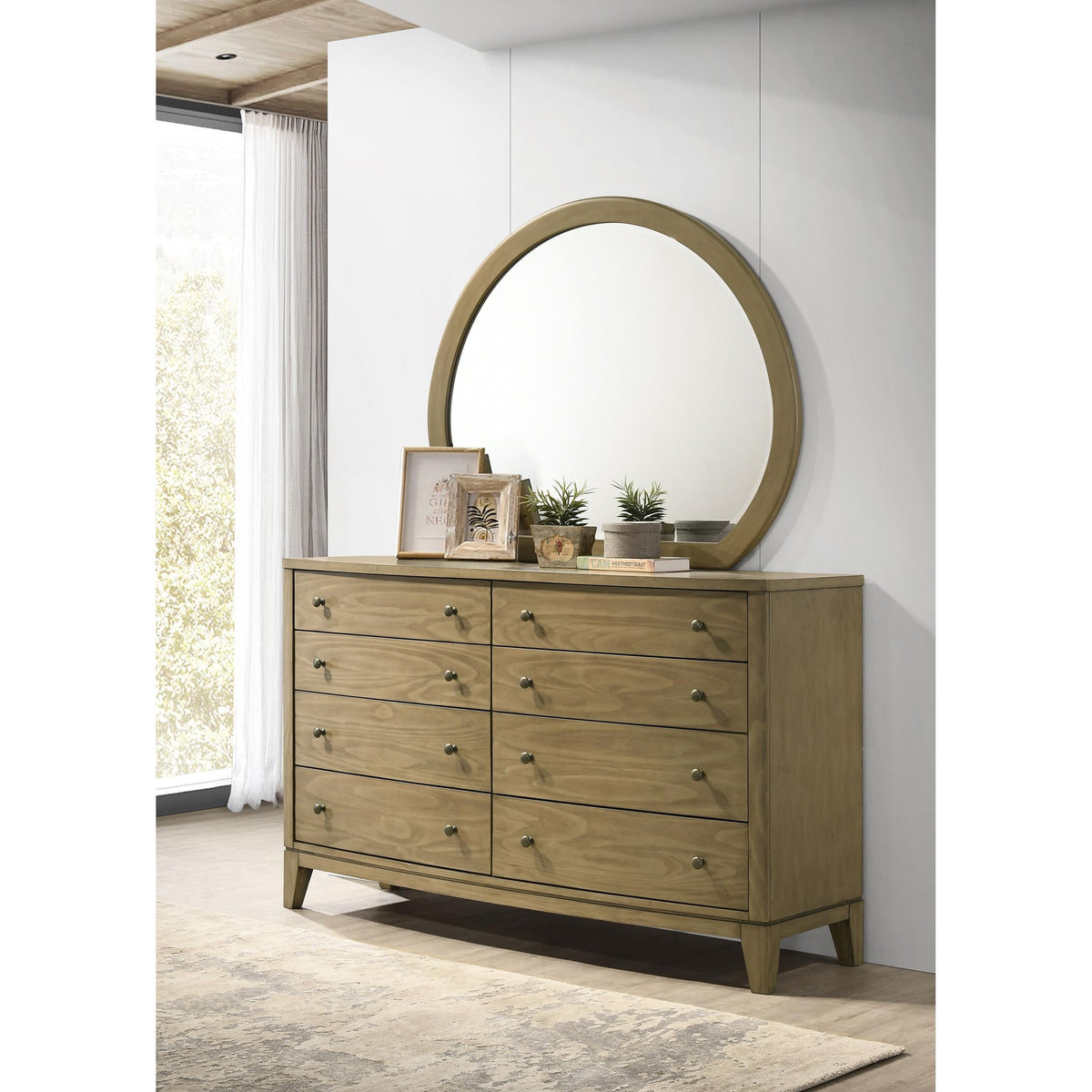 Granada 8-Drawer Dresser with Mirror 224923M